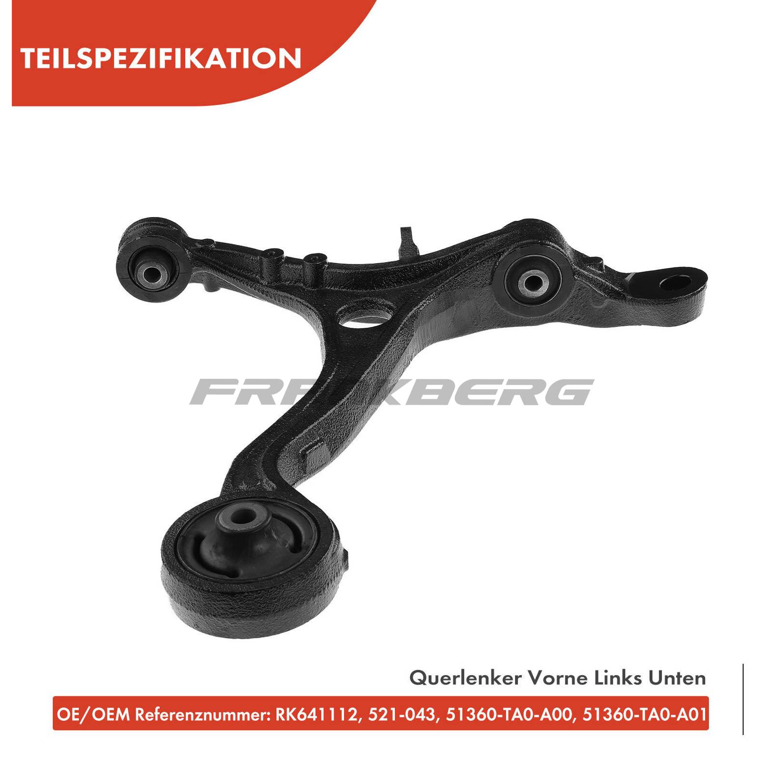 Control/Trailing Arm, wheel suspension