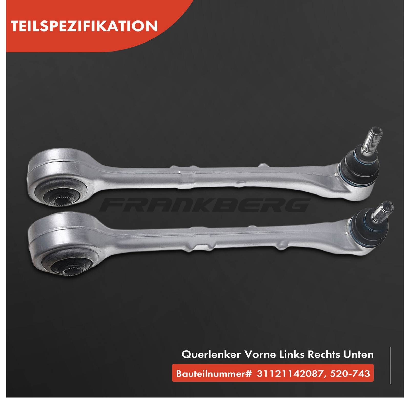 Control/Trailing Arm, wheel suspension