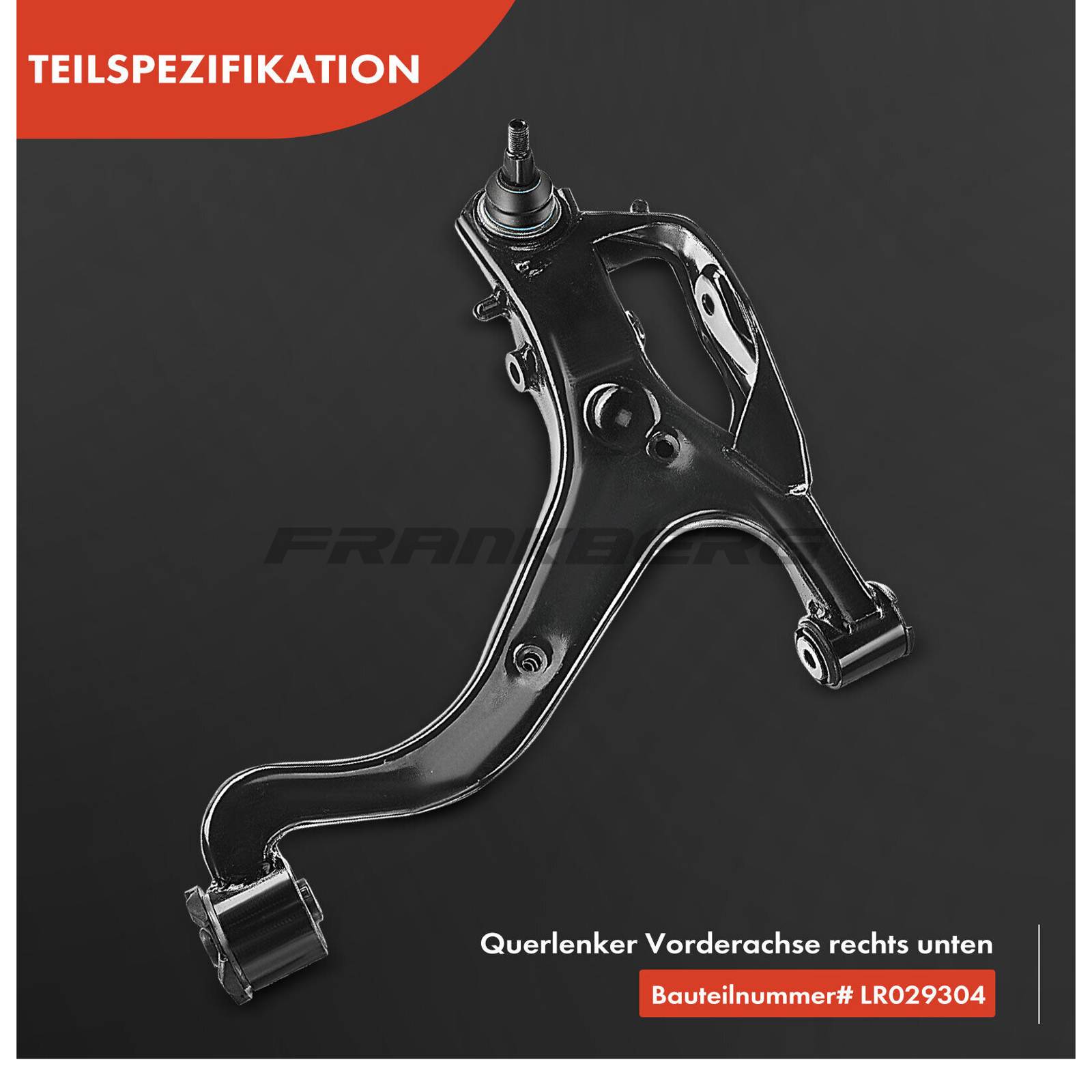 Control/Trailing Arm, wheel suspension
