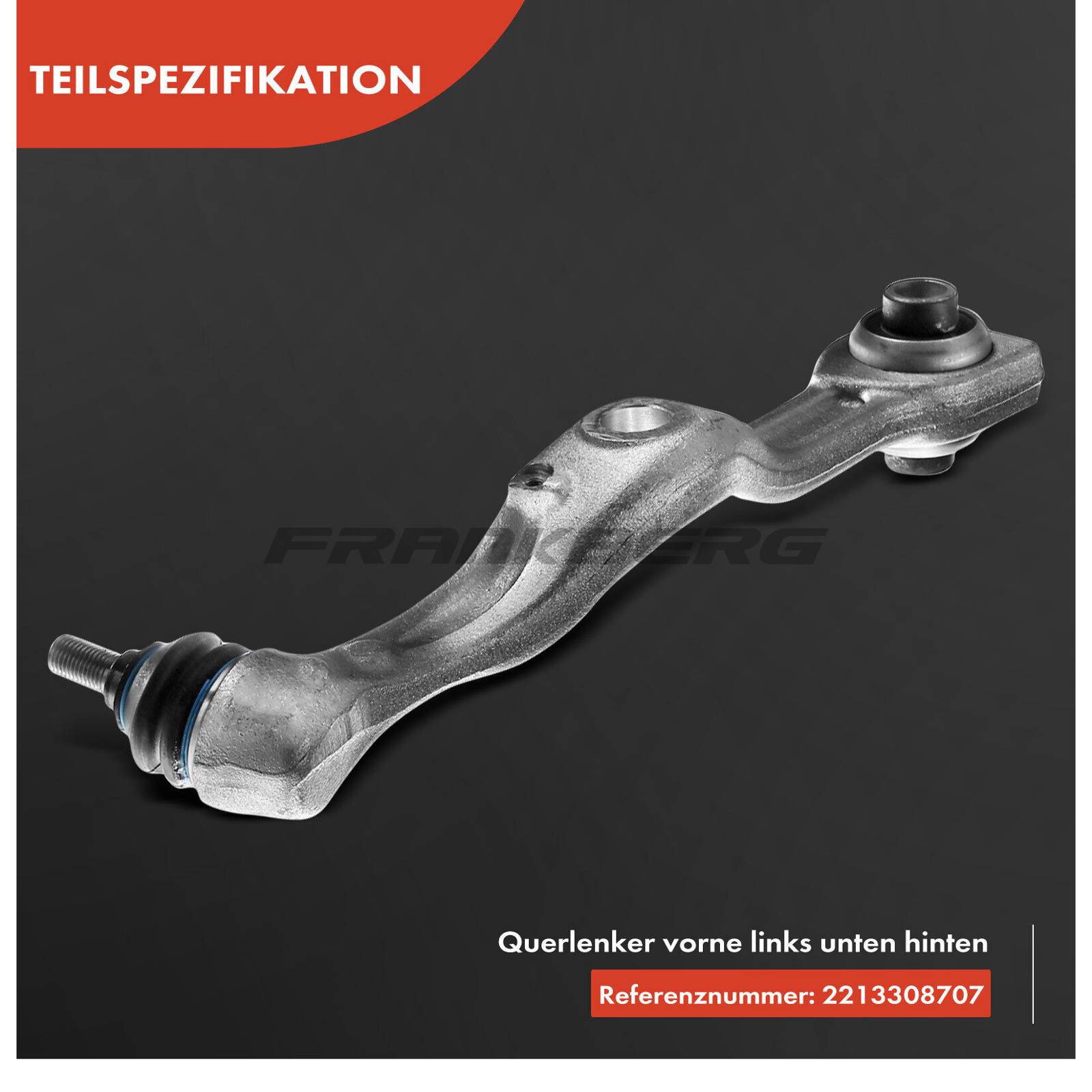 Control/Trailing Arm, wheel suspension