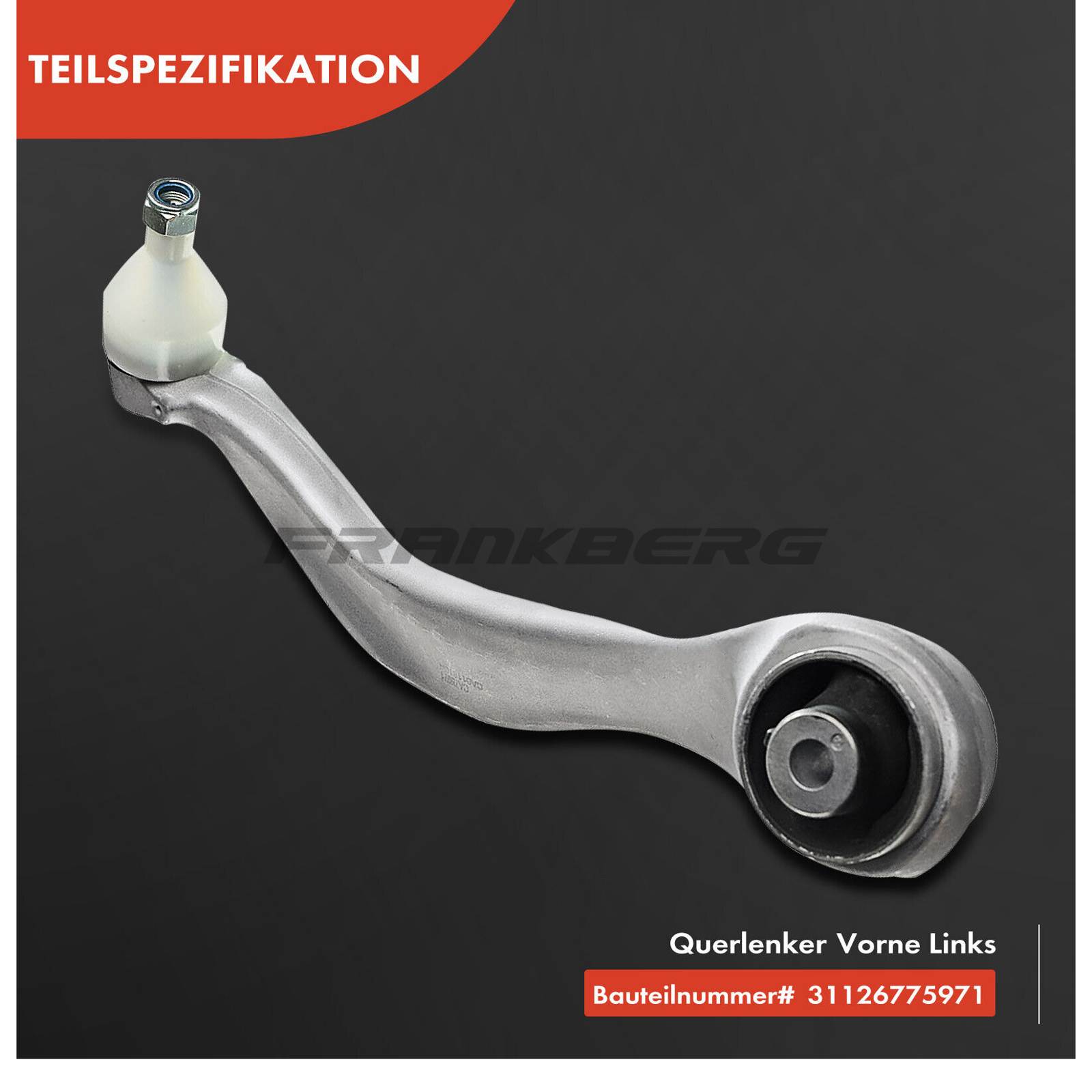 Control/Trailing Arm, wheel suspension