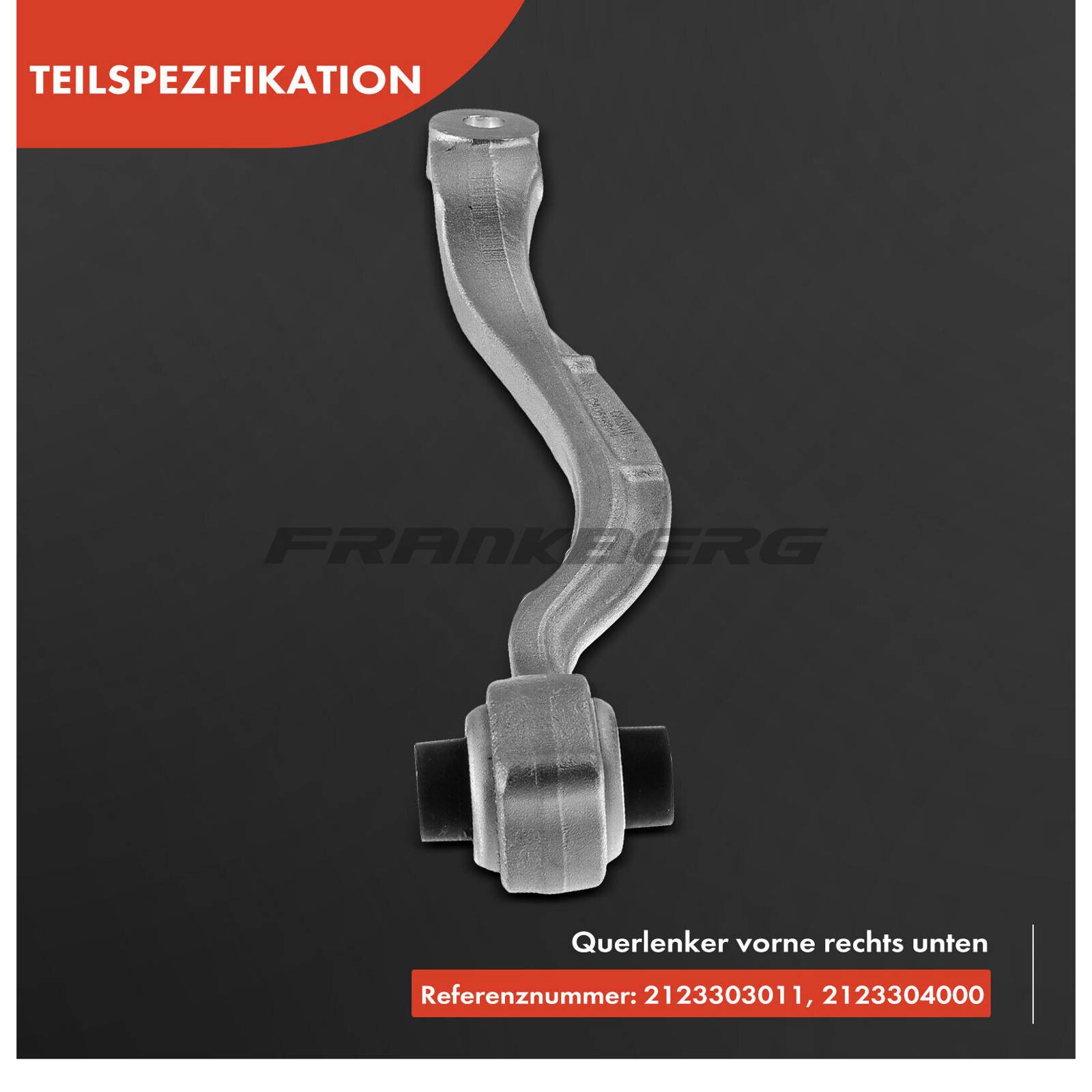 Control/Trailing Arm, wheel suspension