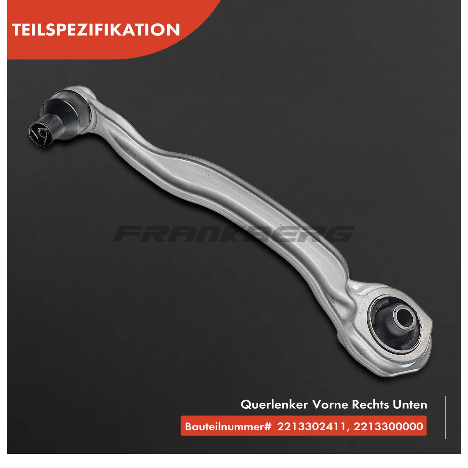 Control/Trailing Arm, wheel suspension