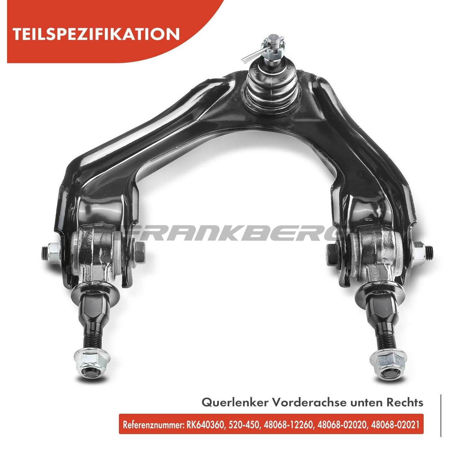 Control/Trailing Arm, wheel suspension