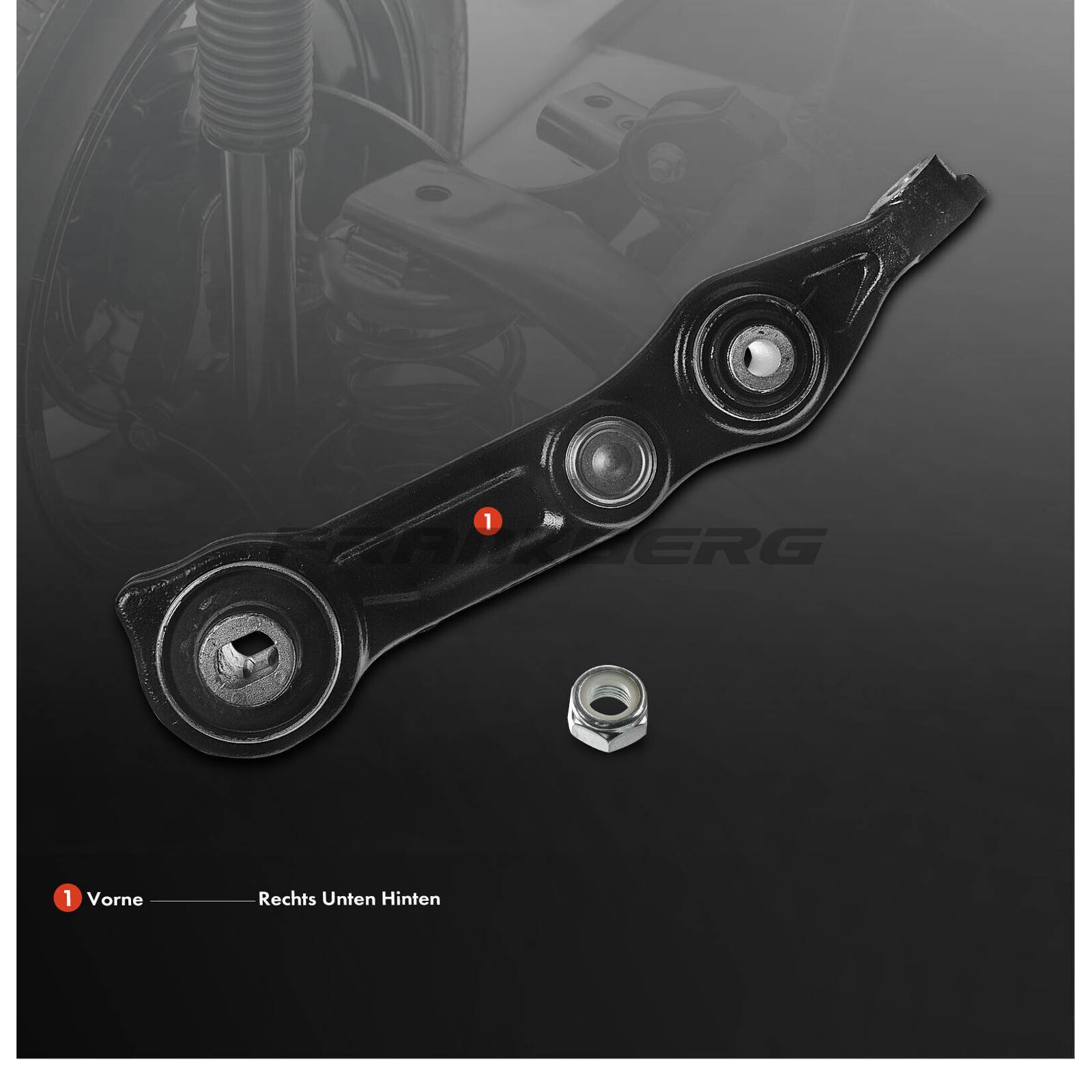 Control/Trailing Arm, wheel suspension