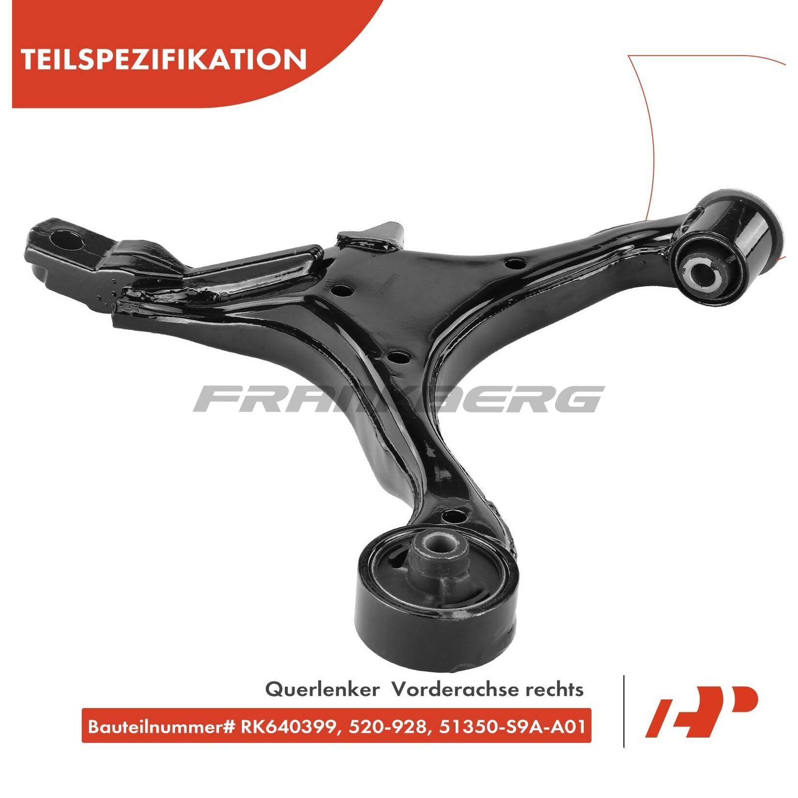 Control/Trailing Arm, wheel suspension