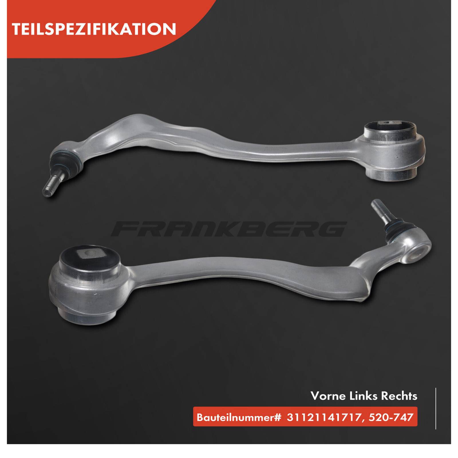 Control/Trailing Arm, wheel suspension