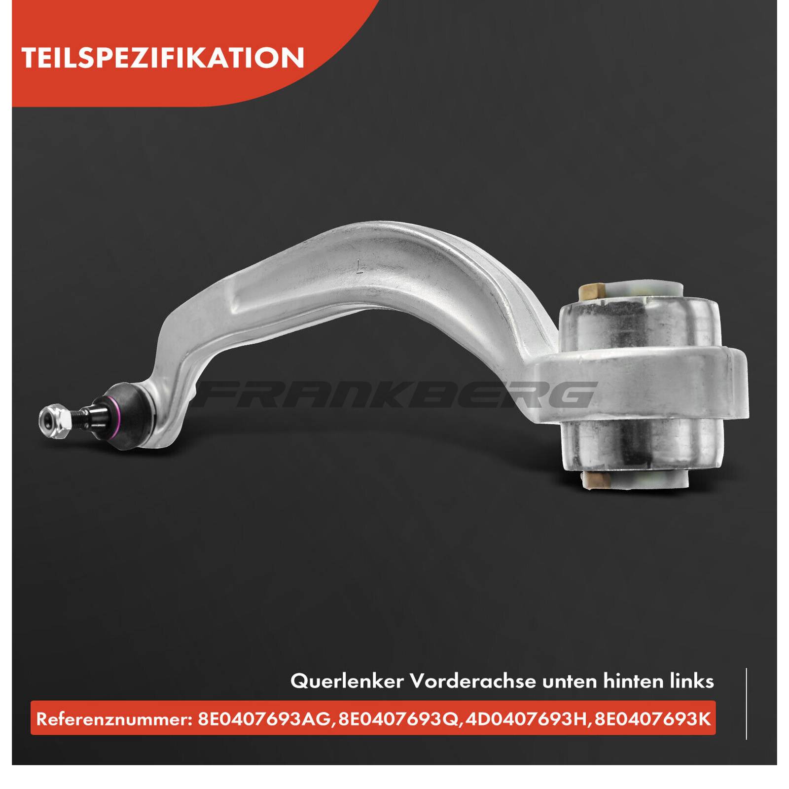 Control/Trailing Arm, wheel suspension