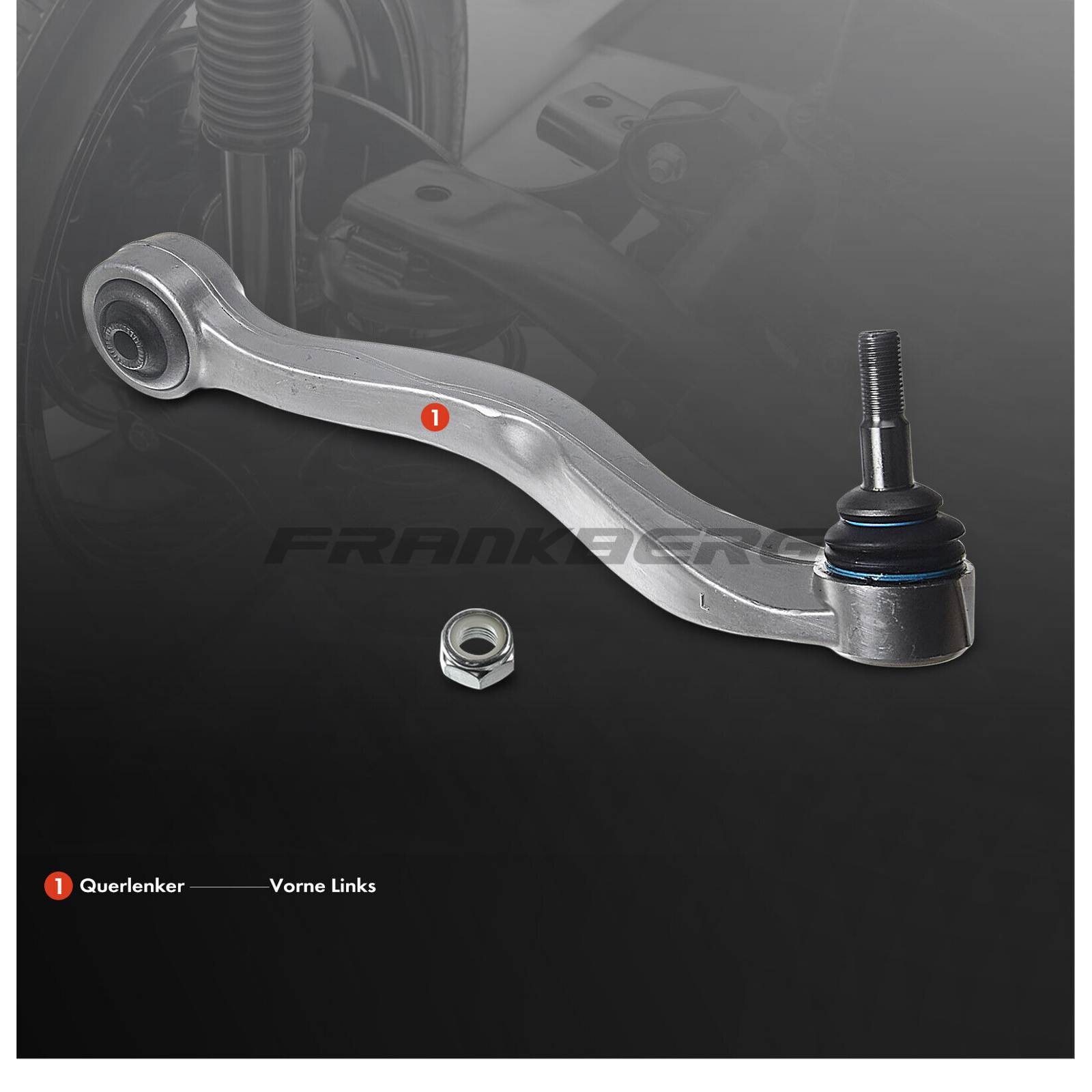 Control/Trailing Arm, wheel suspension