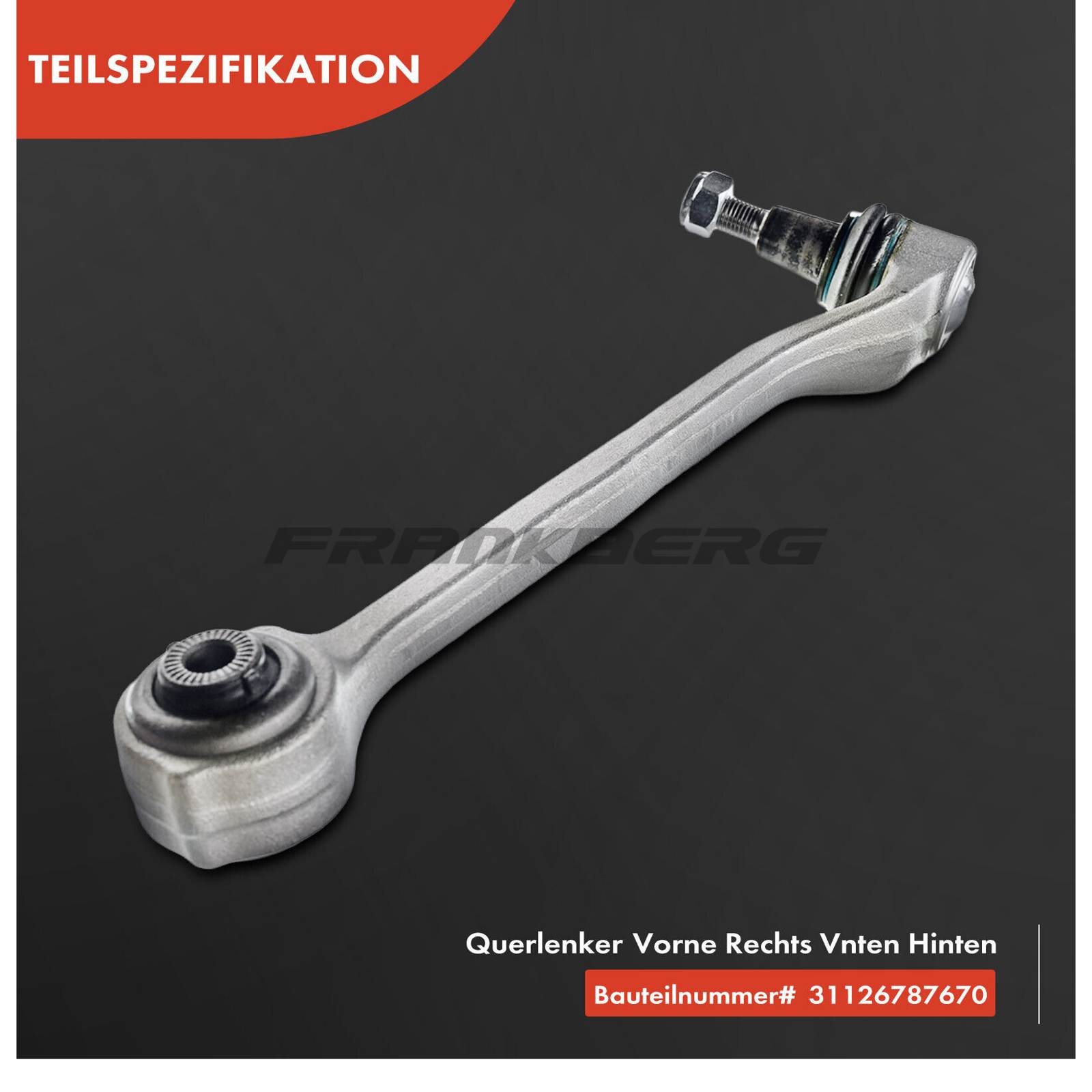 Control/Trailing Arm, wheel suspension