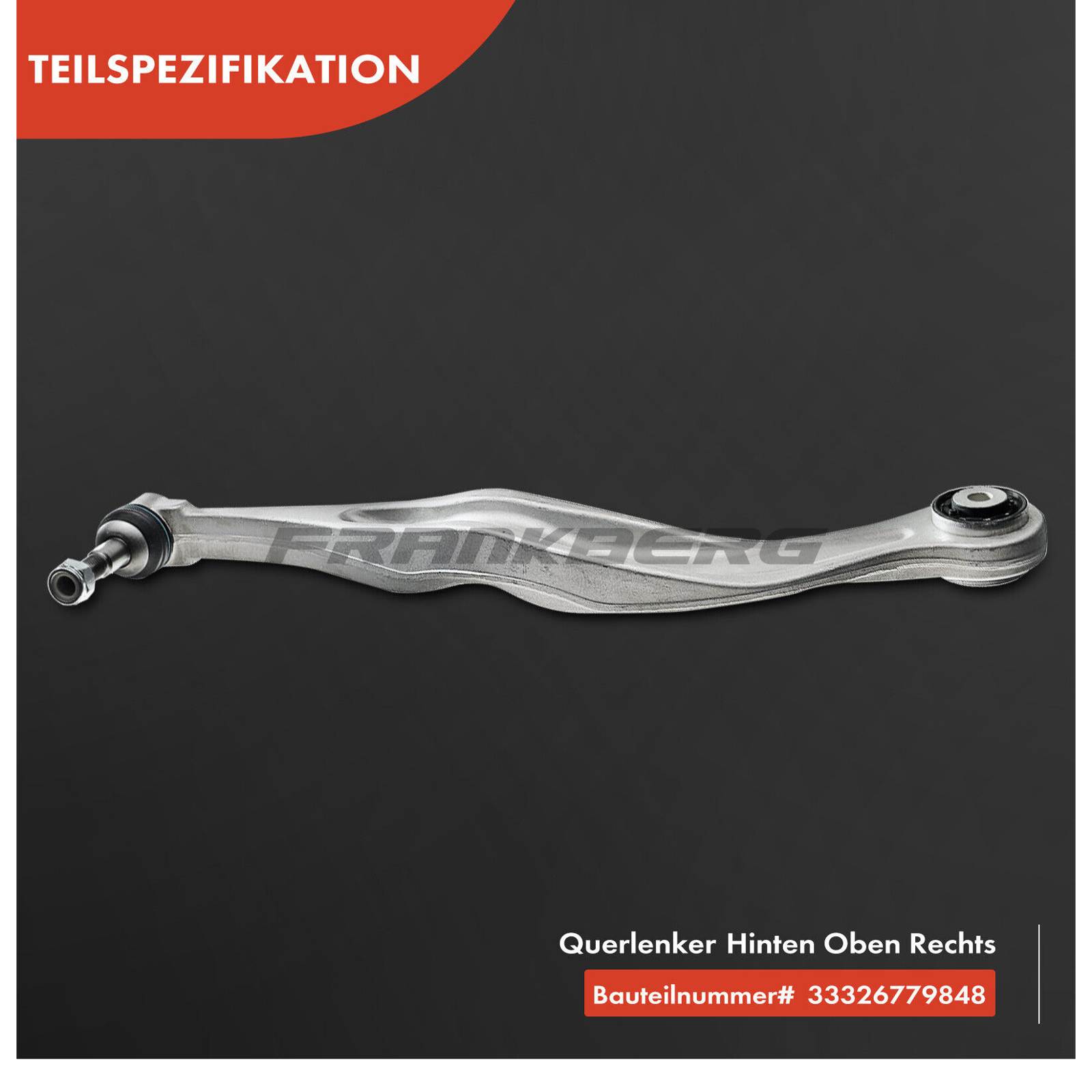 Control/Trailing Arm, wheel suspension