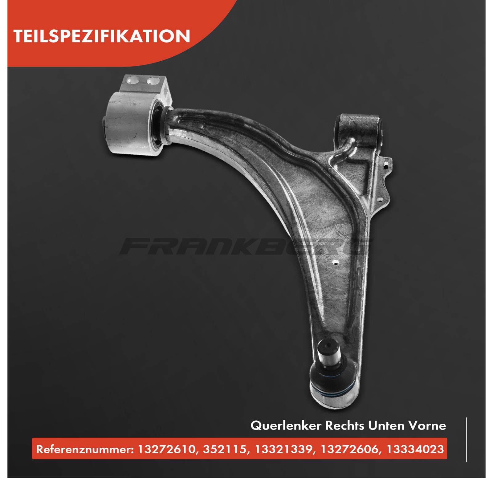 Control/Trailing Arm, wheel suspension
