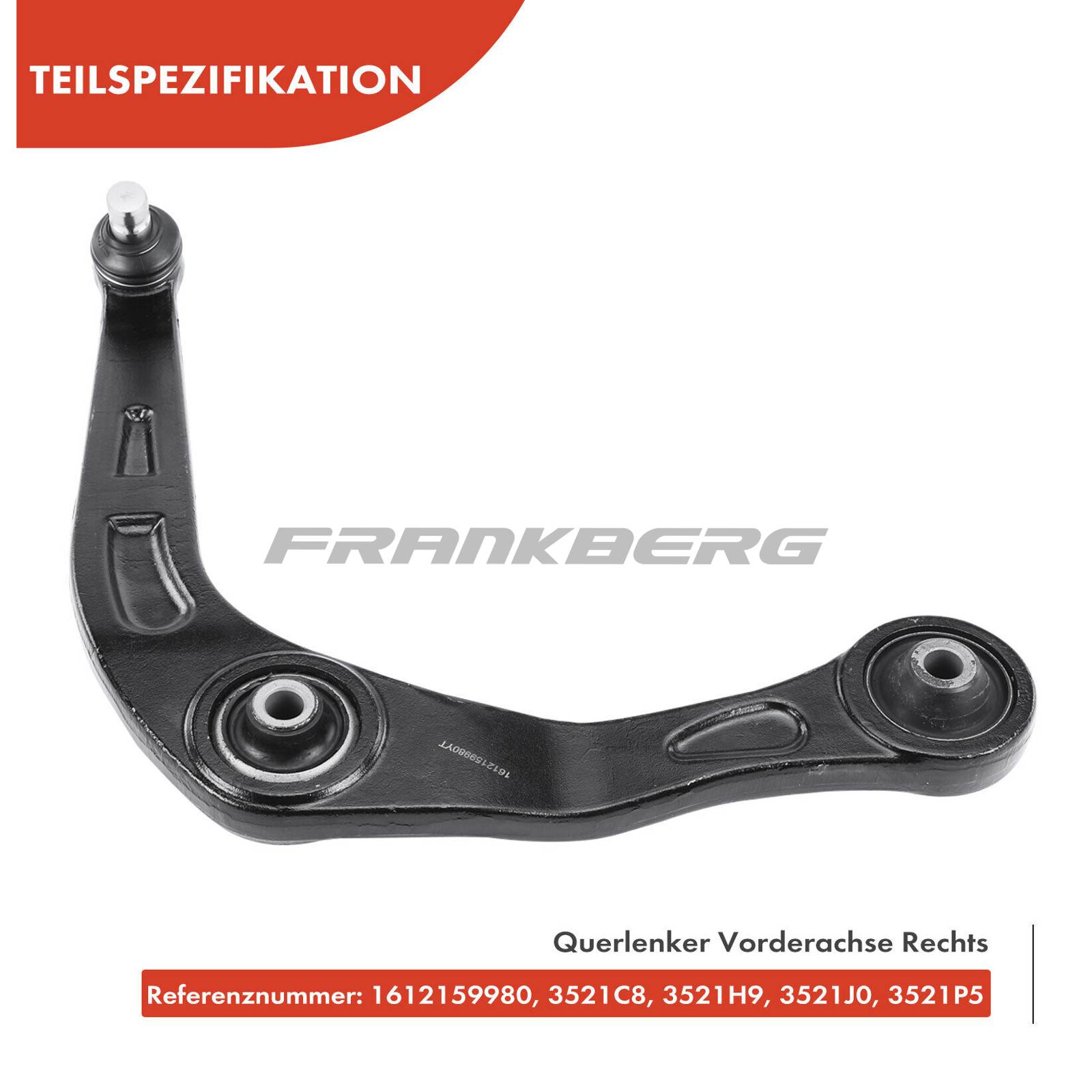 Control/Trailing Arm, wheel suspension