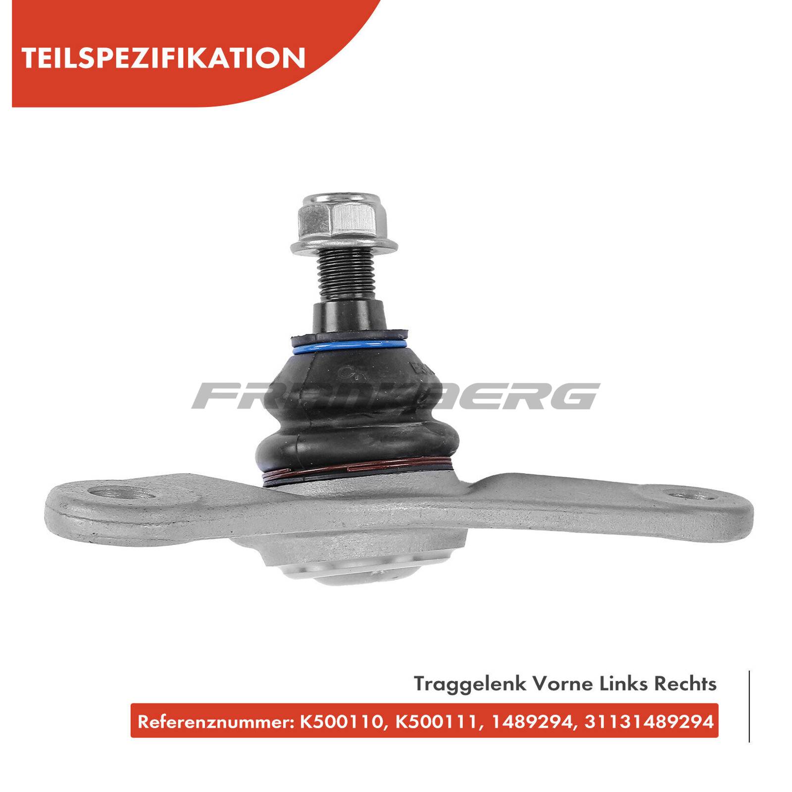 Control/Trailing Arm, wheel suspension