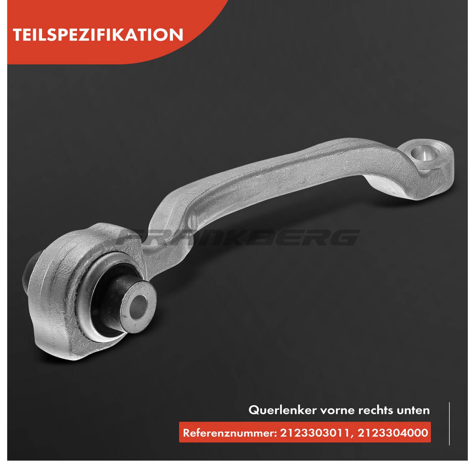 Control/Trailing Arm, wheel suspension