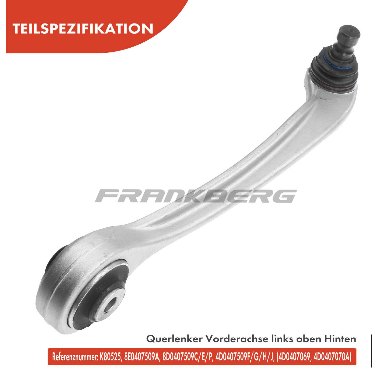 Control/Trailing Arm, wheel suspension
