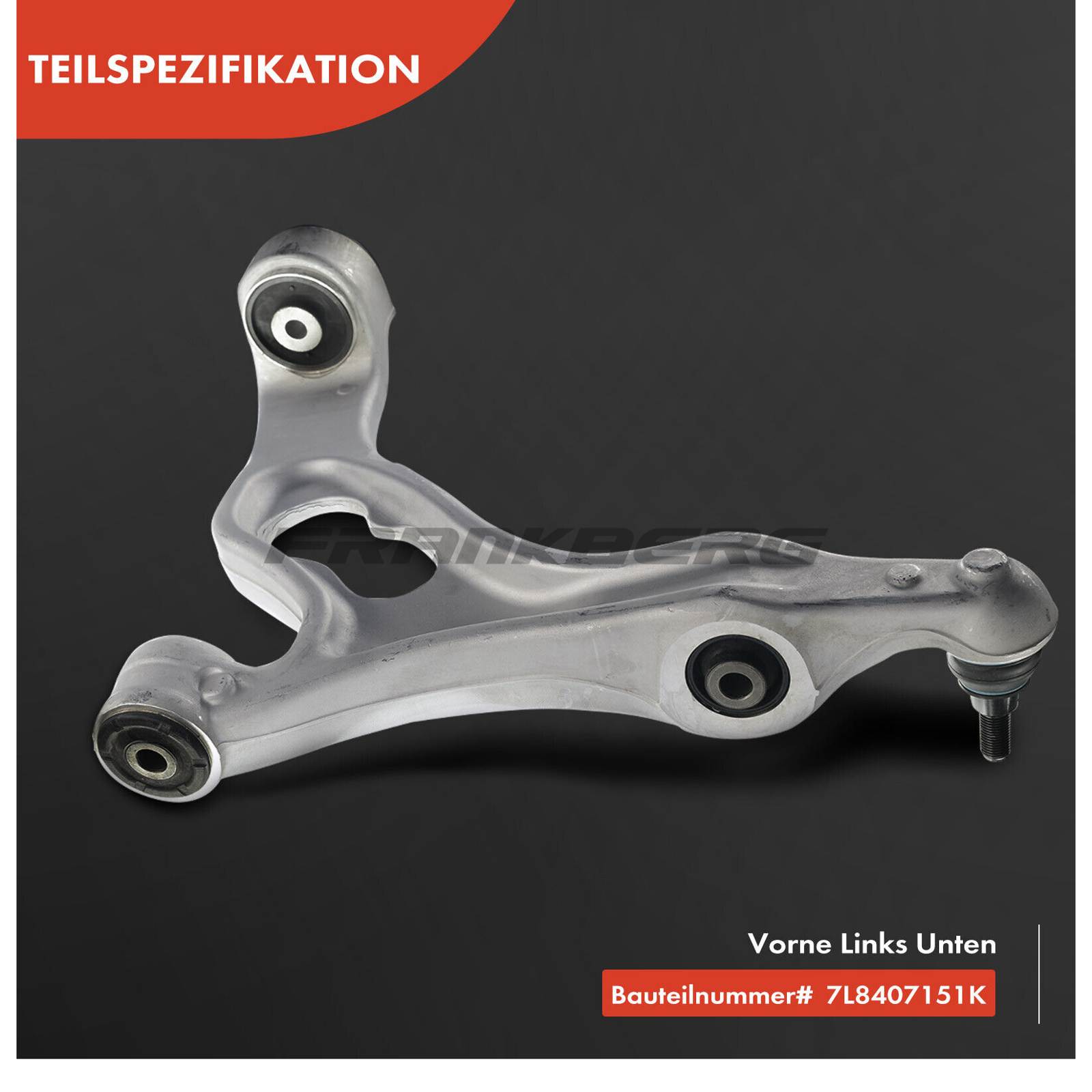 Control/Trailing Arm, wheel suspension