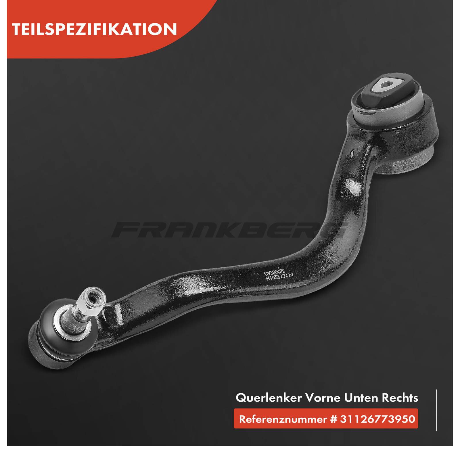 Control/Trailing Arm, wheel suspension