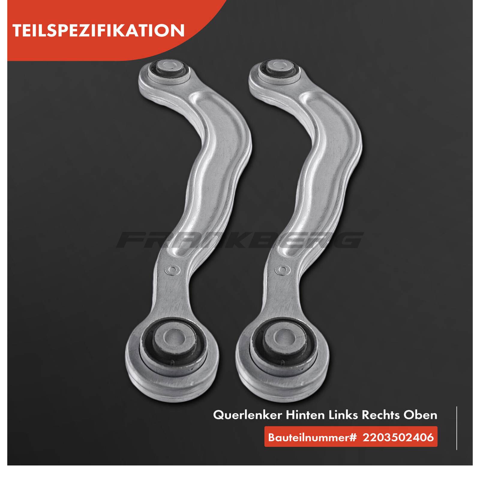 Control/Trailing Arm, wheel suspension