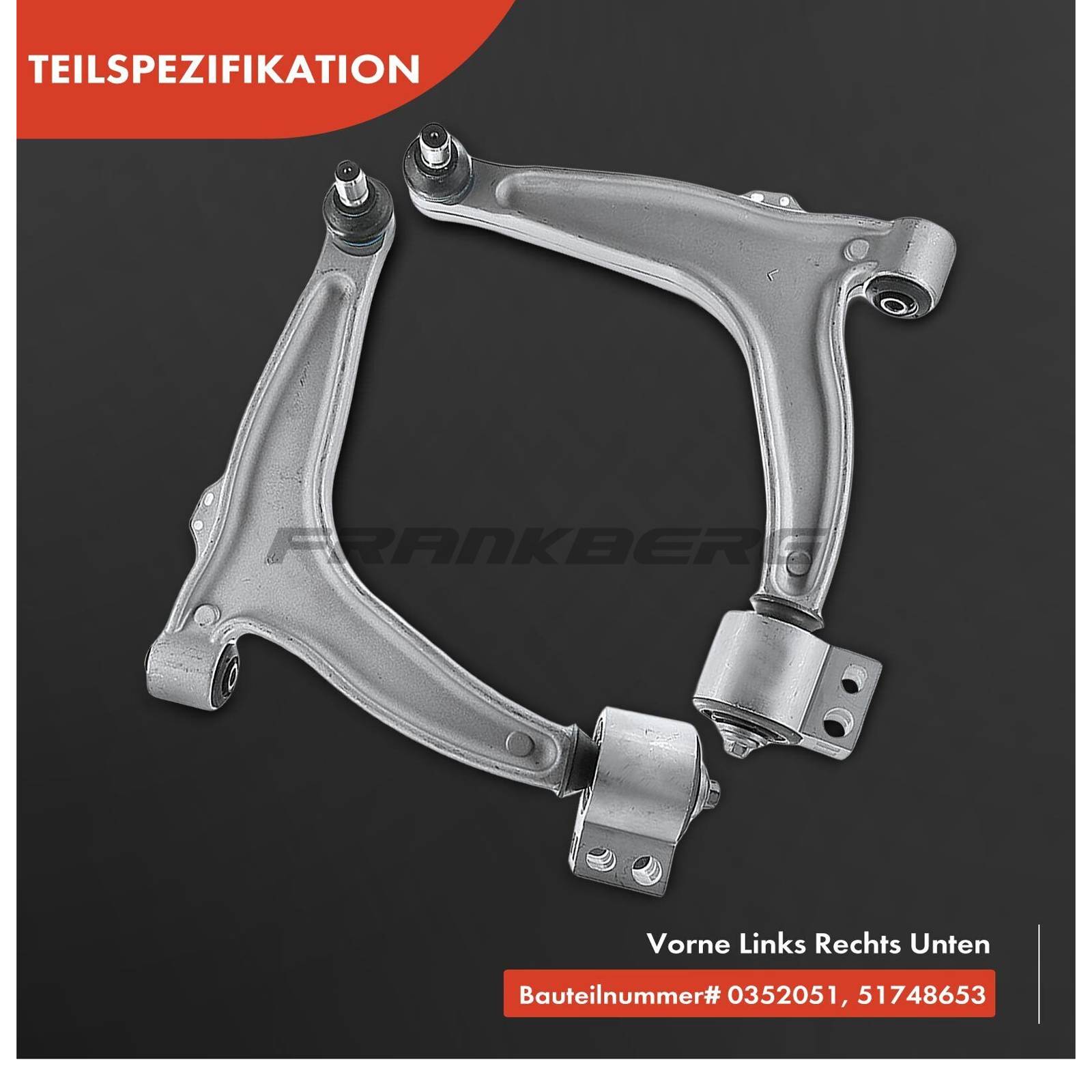 Control/Trailing Arm, wheel suspension