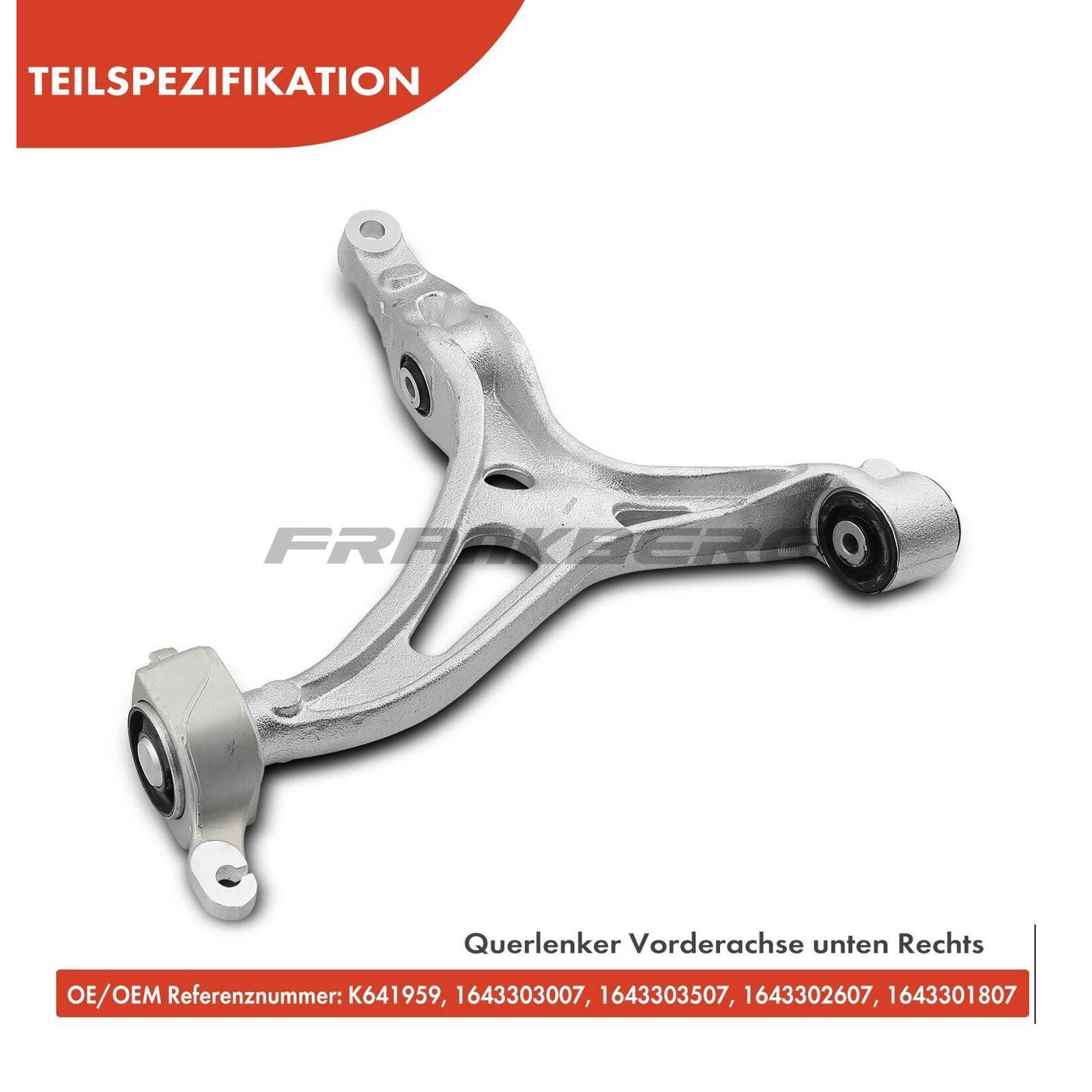 Control/Trailing Arm, wheel suspension