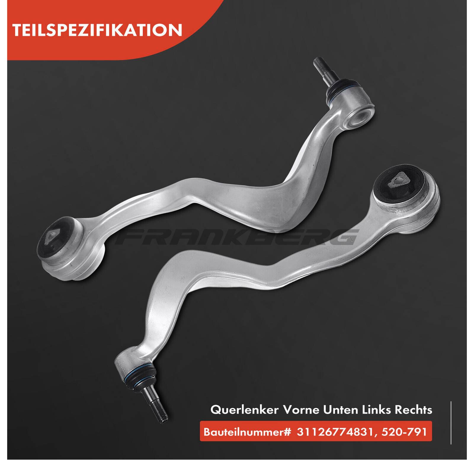Control/Trailing Arm, wheel suspension