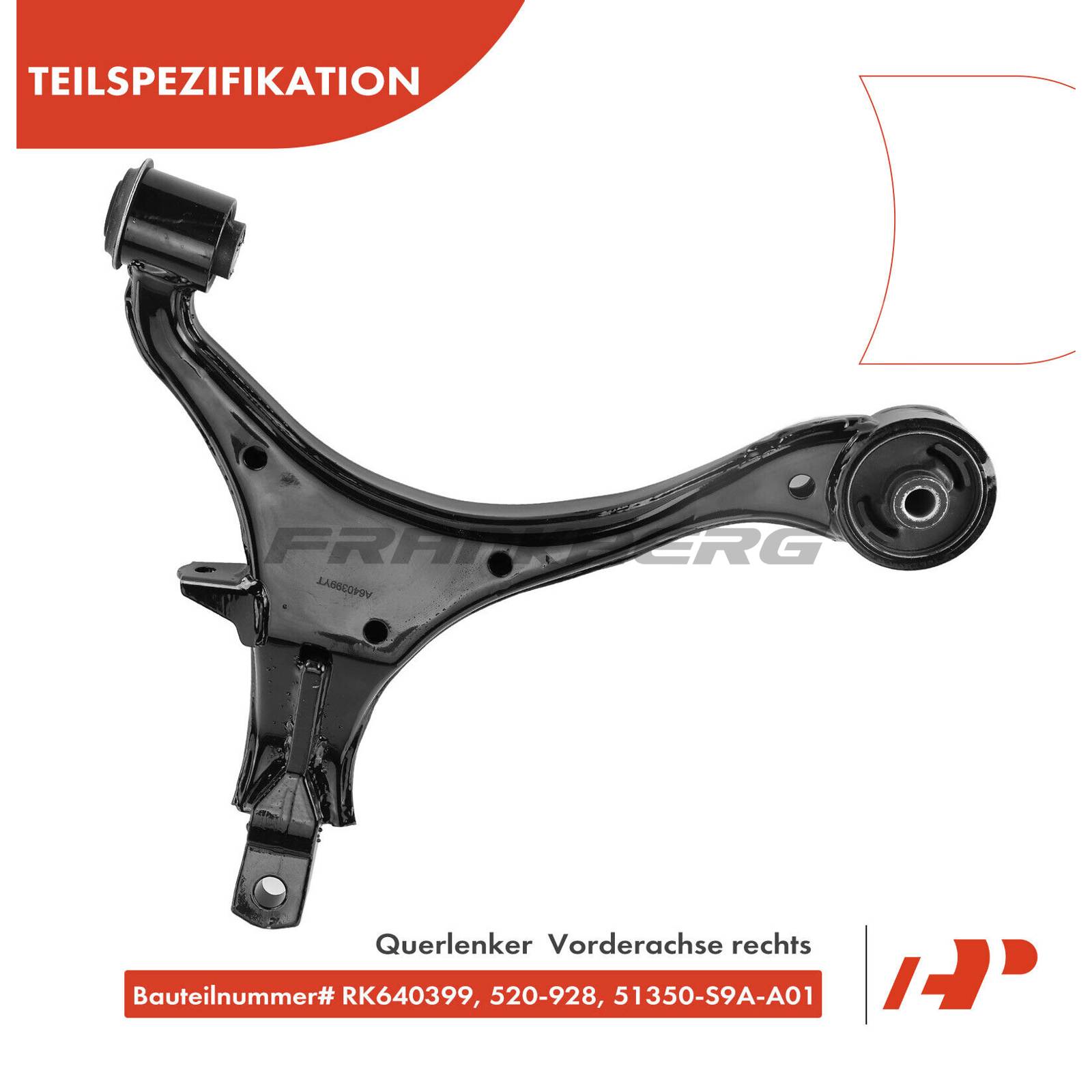 Control/Trailing Arm, wheel suspension