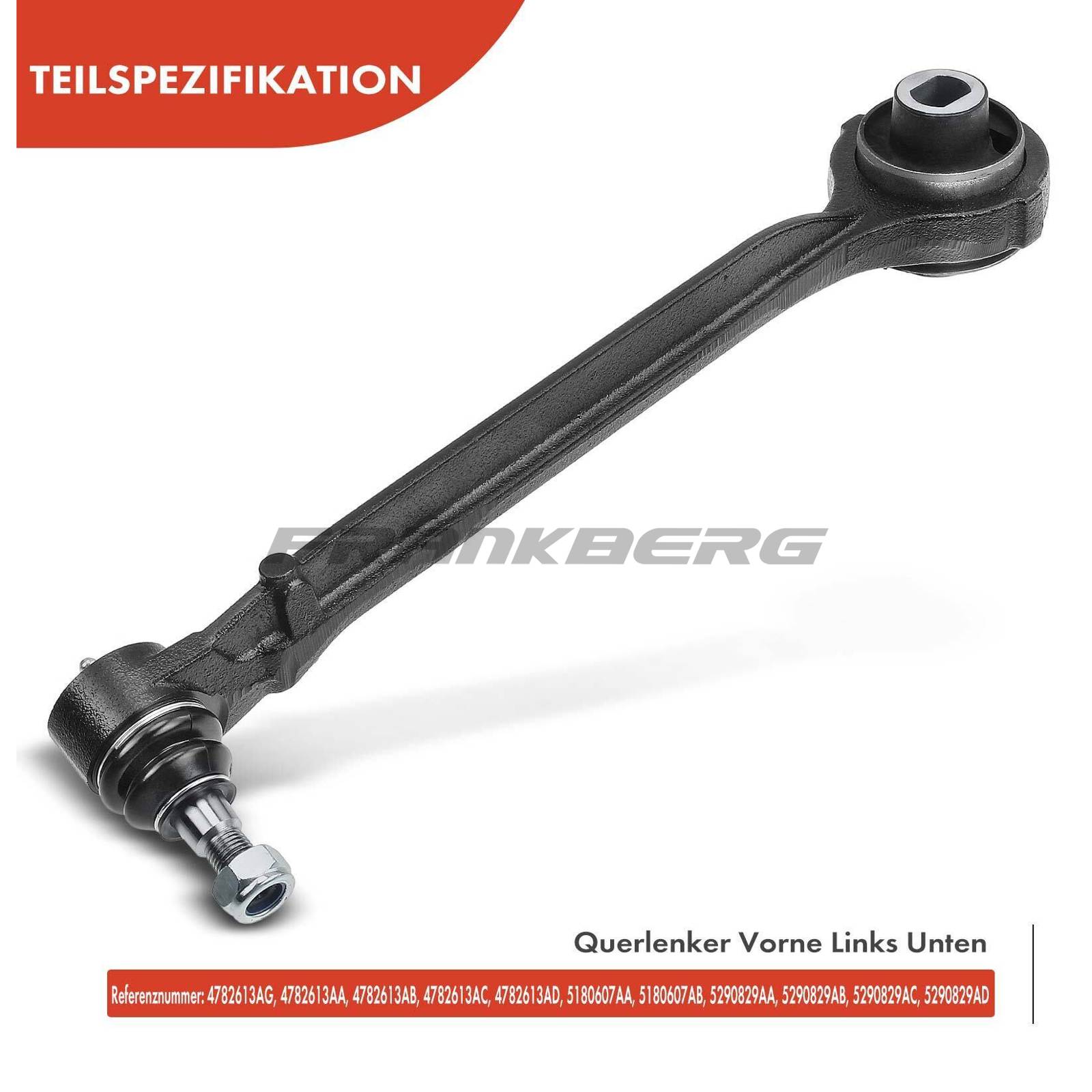 Control/Trailing Arm, wheel suspension