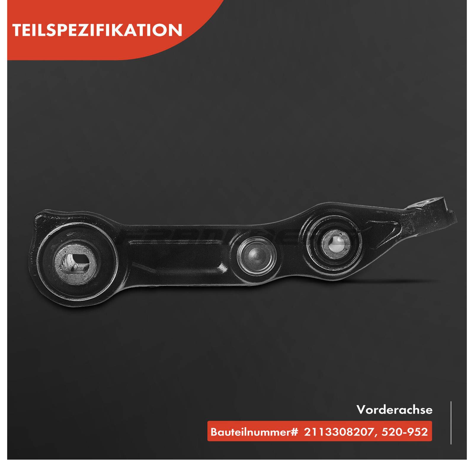 Control/Trailing Arm, wheel suspension