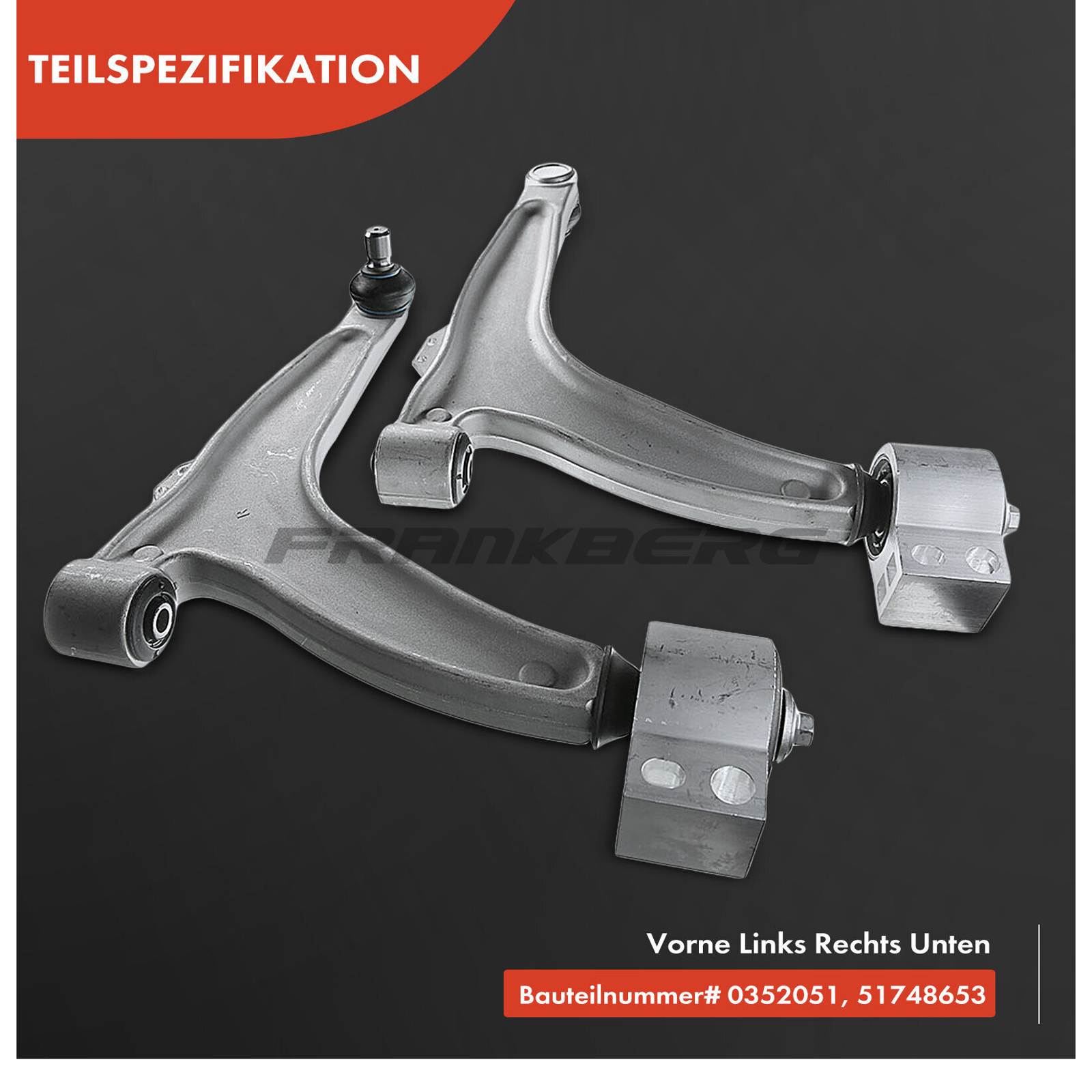 Control/Trailing Arm, wheel suspension