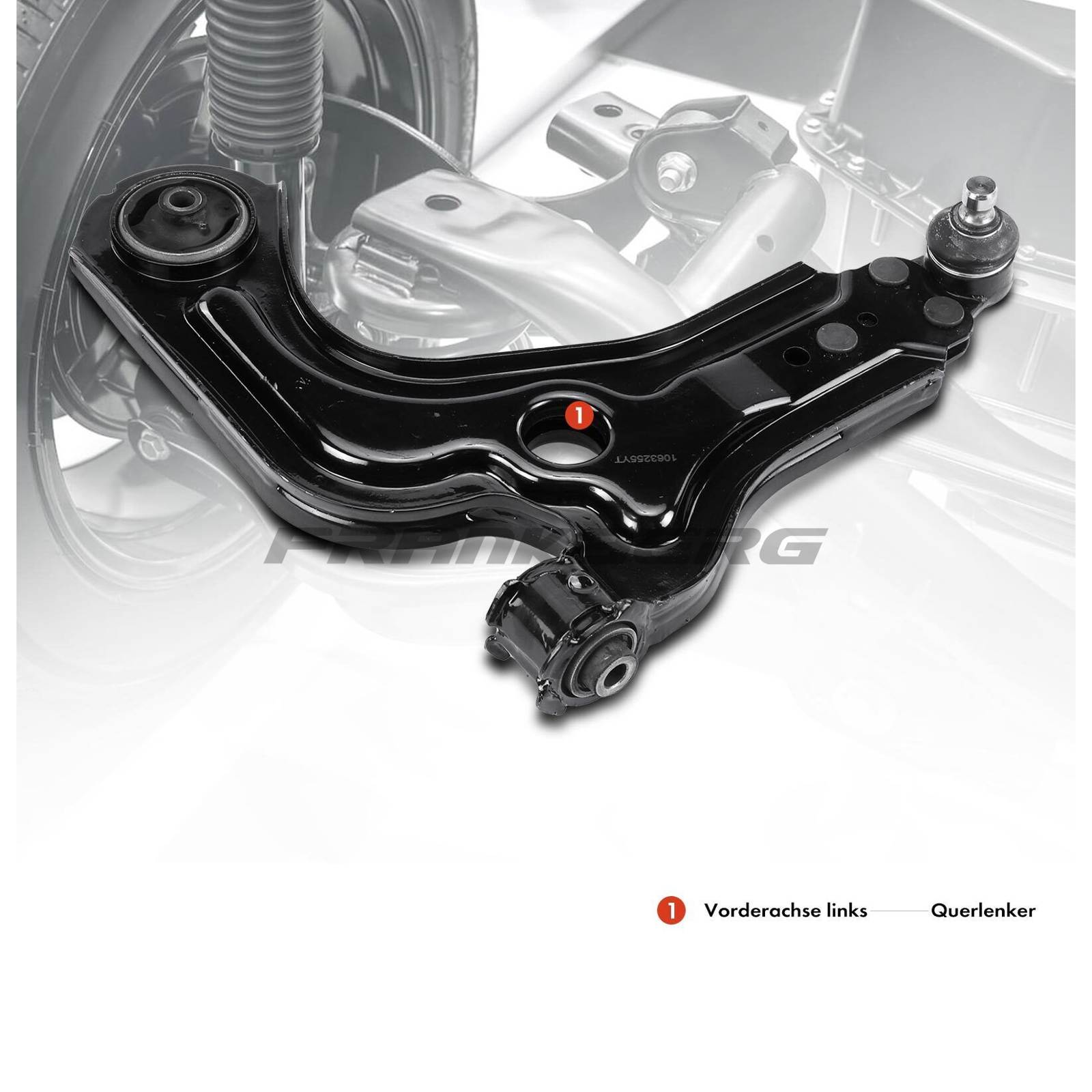 Control/Trailing Arm, wheel suspension