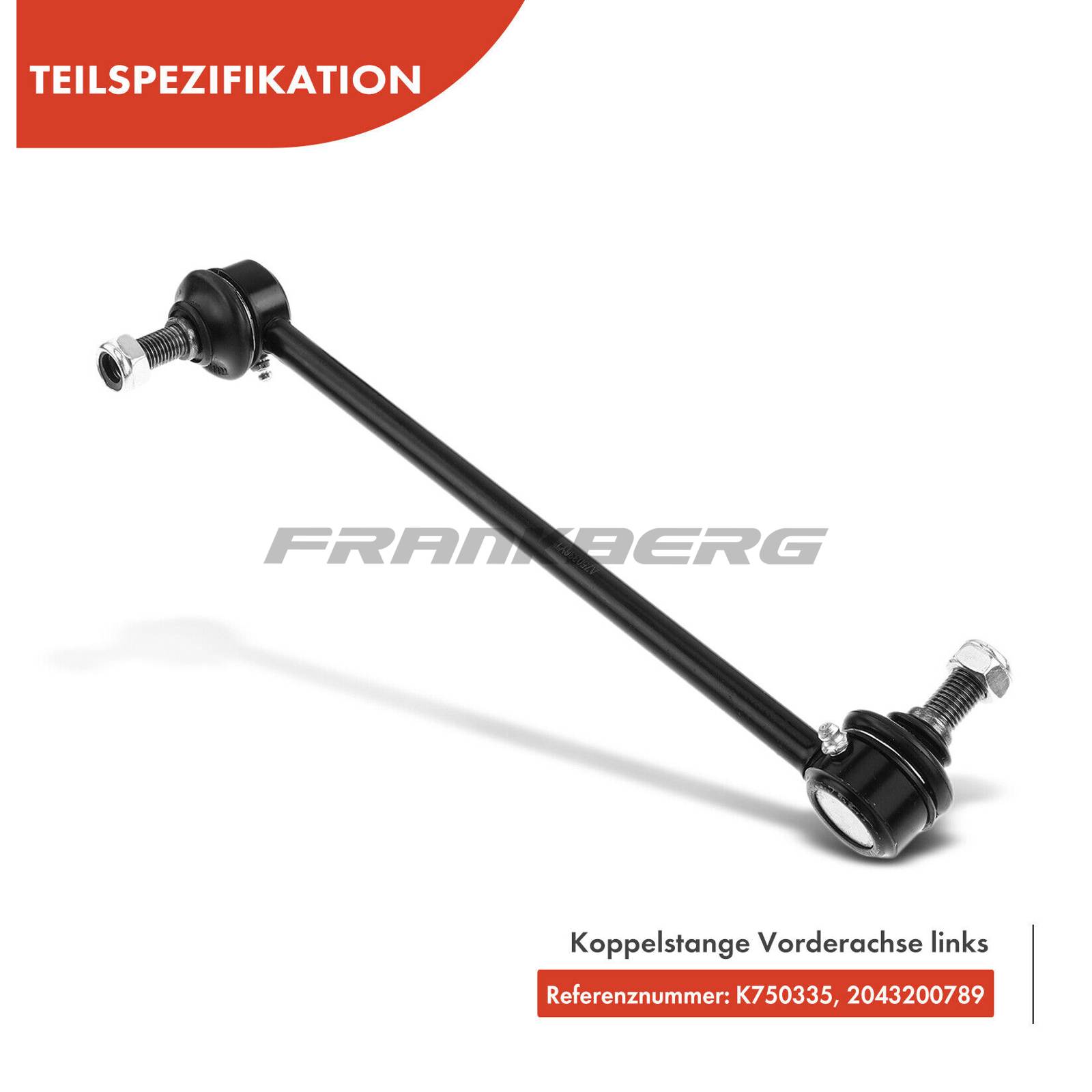Bushing, stabiliser coupling rod