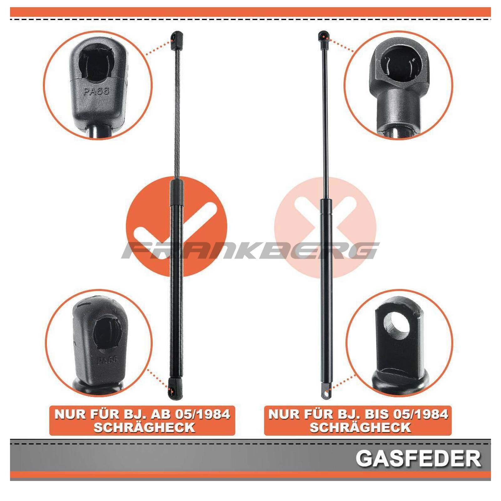 Gas Spring, boot/cargo area (5481FB0013280)