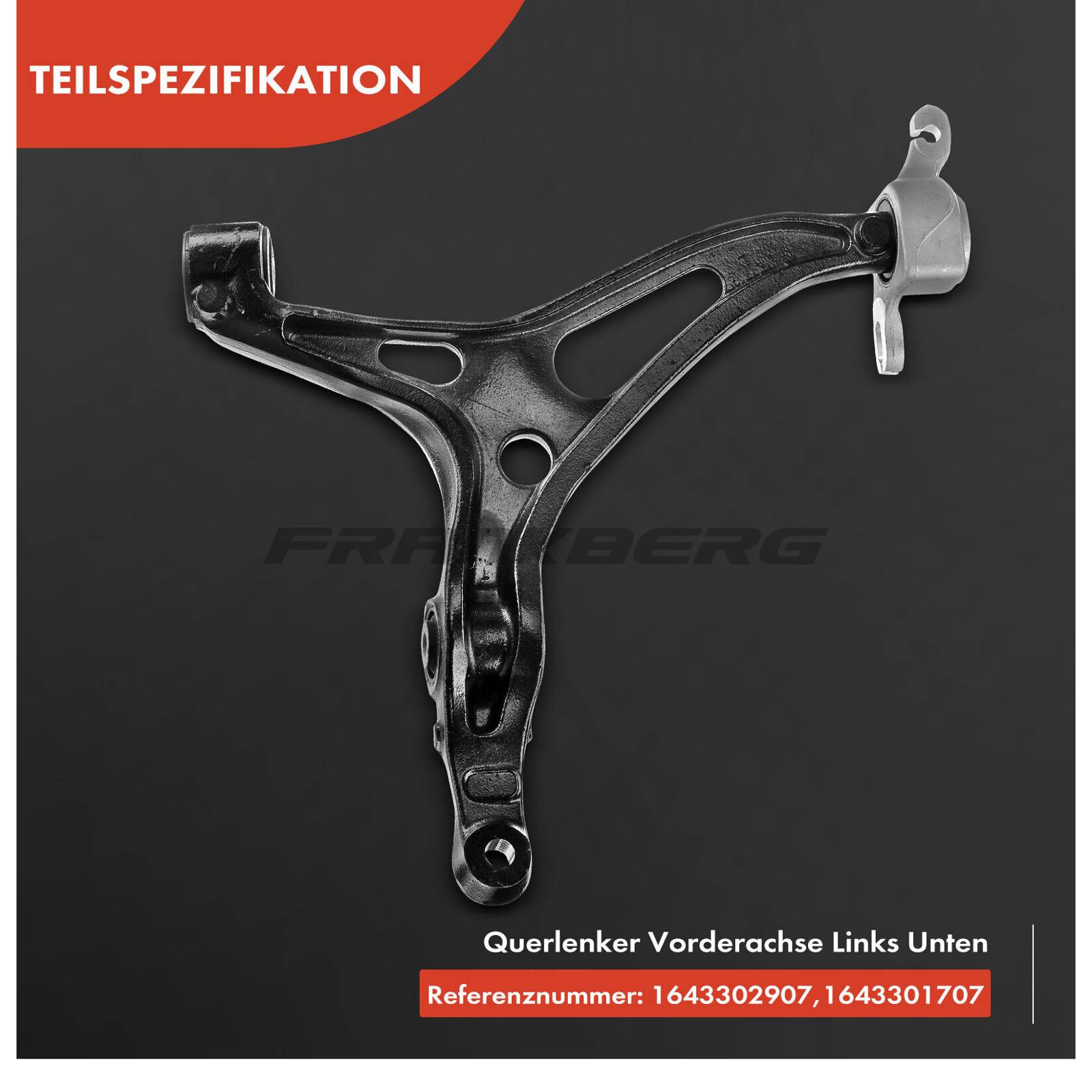 Control/Trailing Arm, wheel suspension