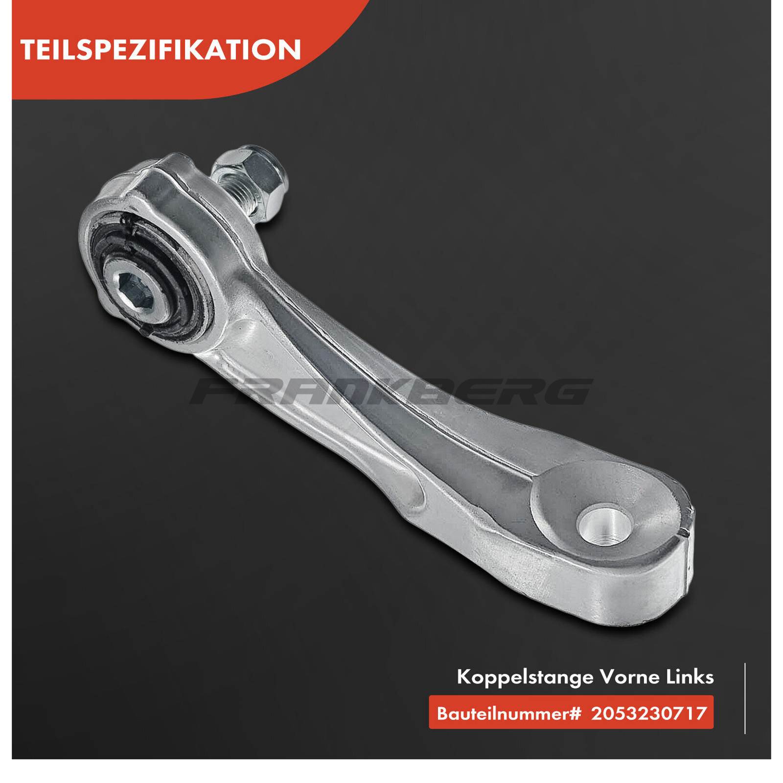 Control/Trailing Arm, wheel suspension