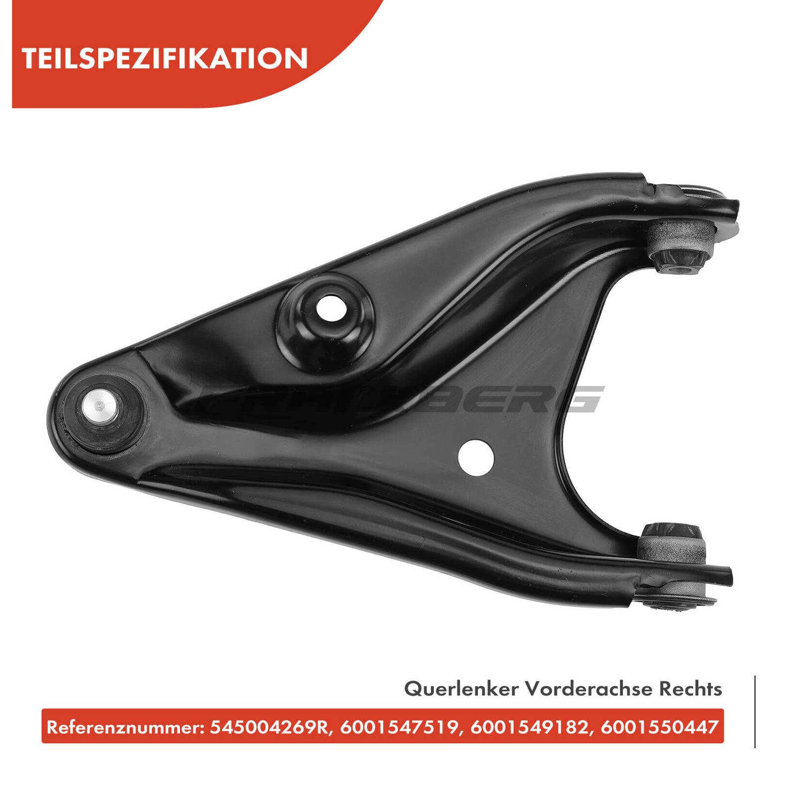 Control/Trailing Arm, wheel suspension