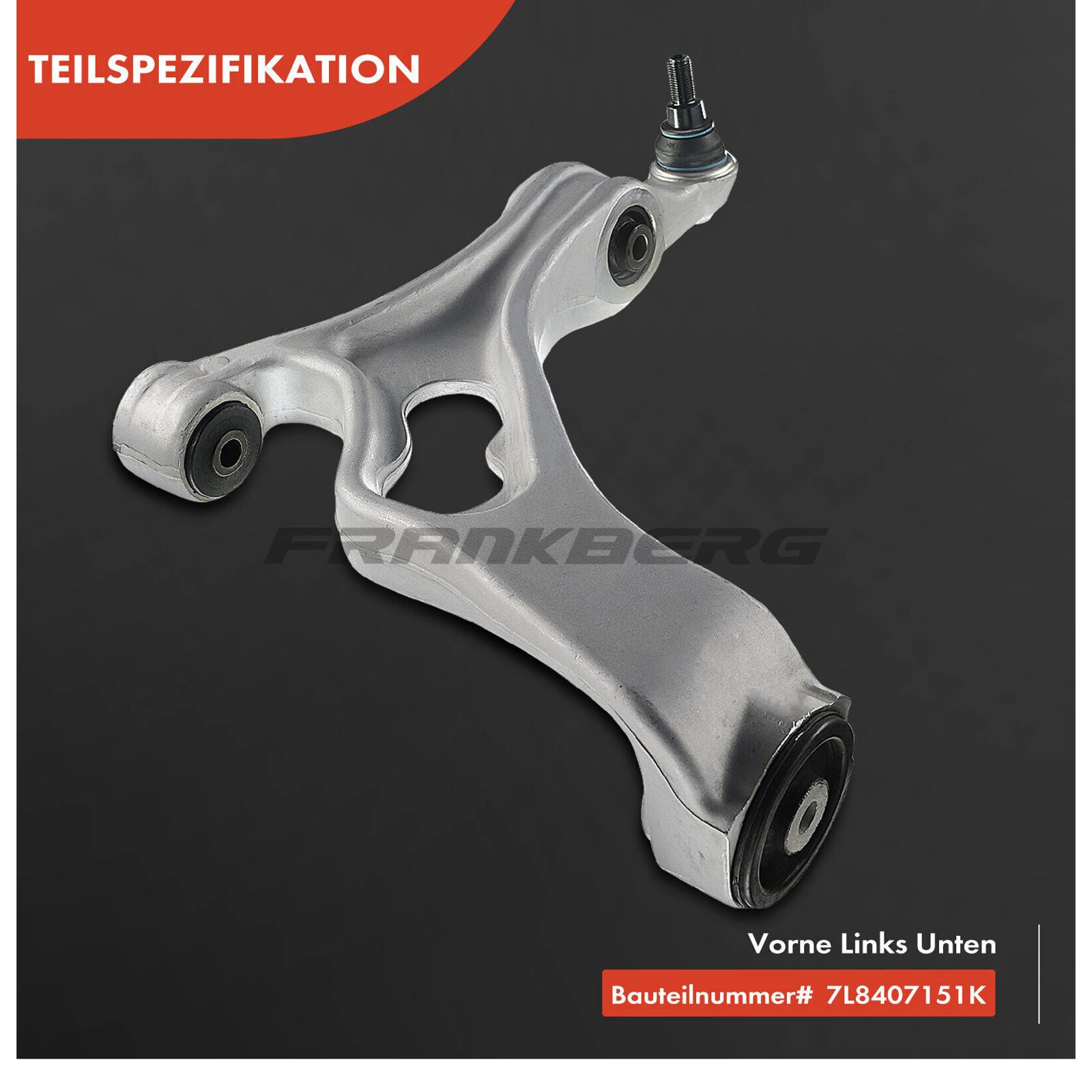 Control/Trailing Arm, wheel suspension