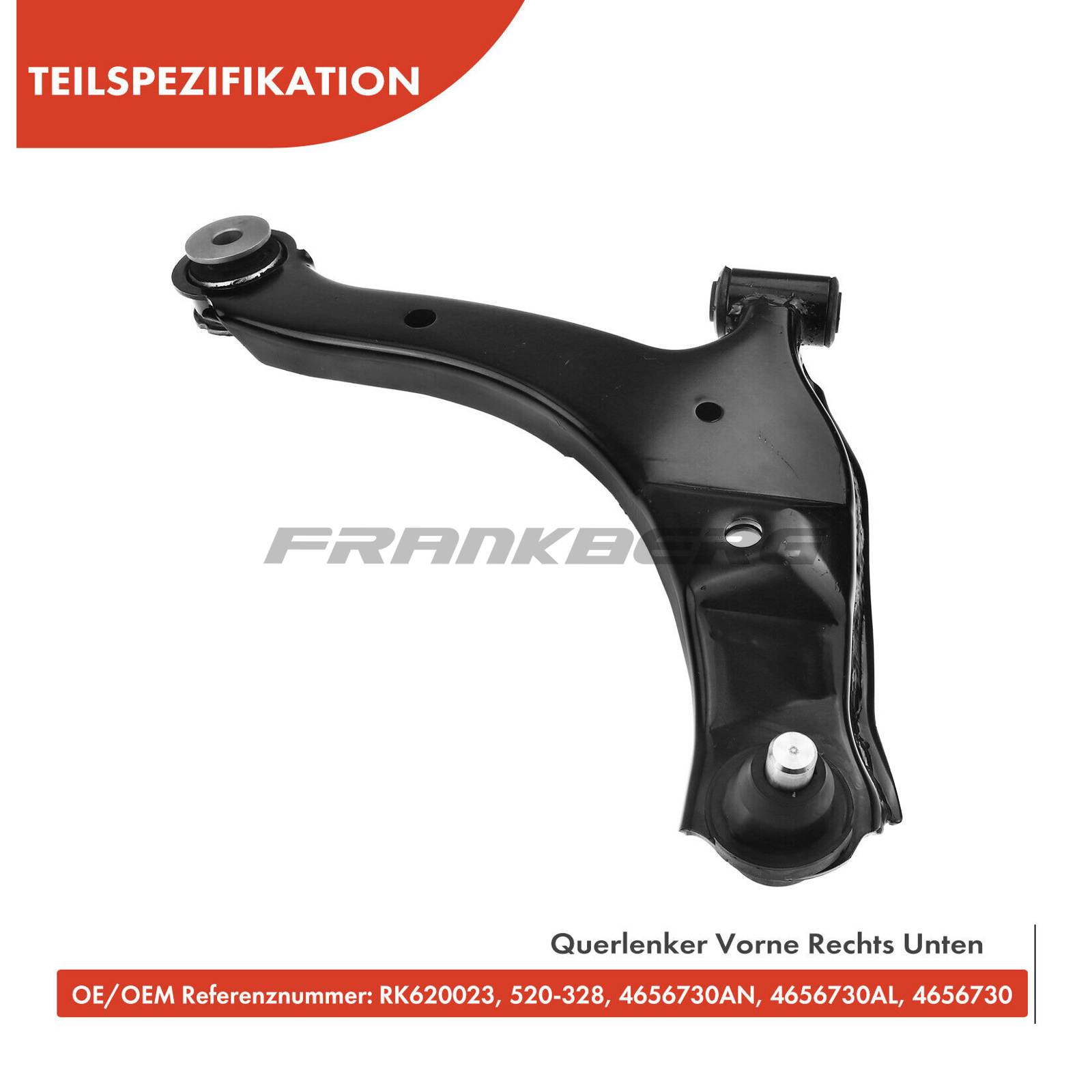 Control/Trailing Arm, wheel suspension