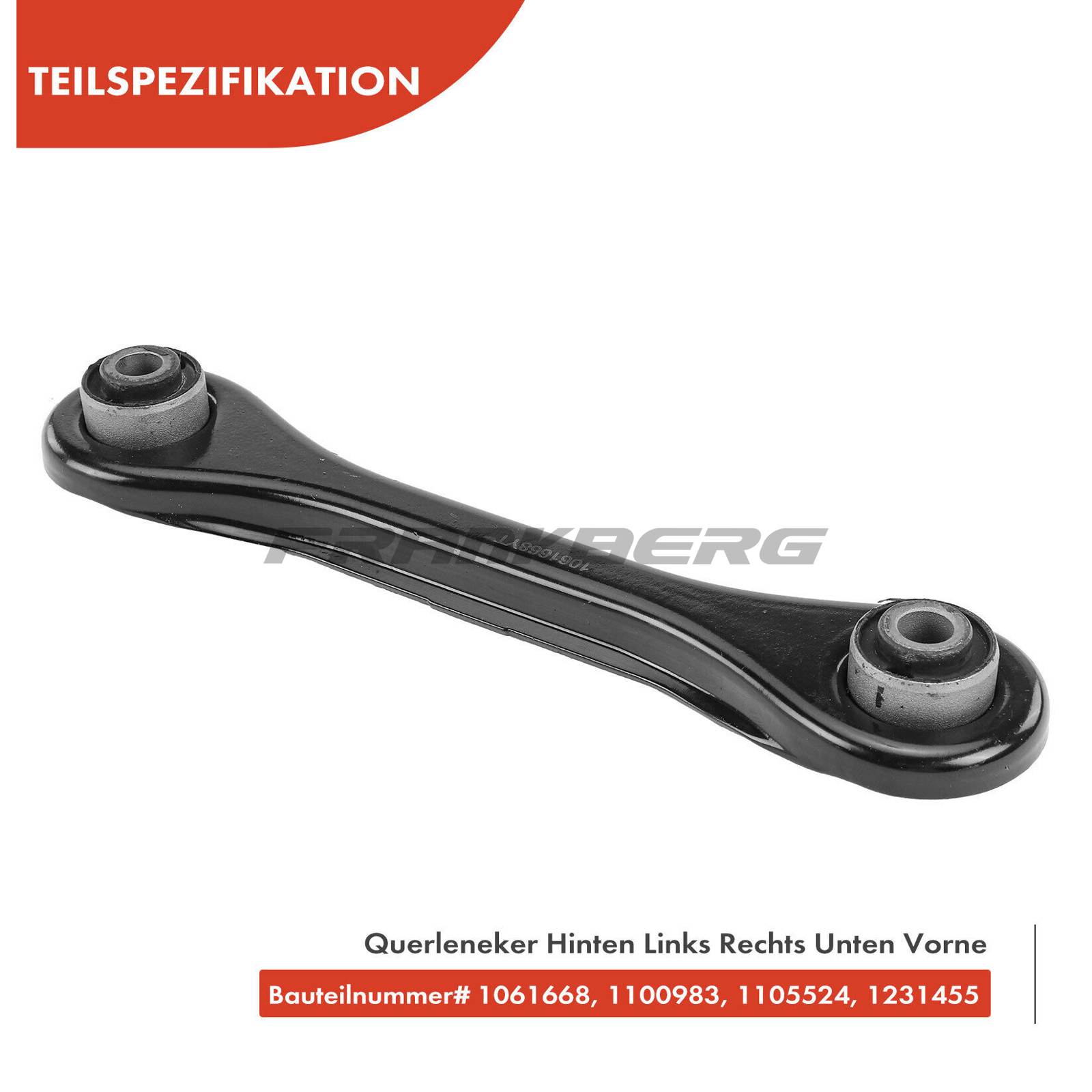 Control/Trailing Arm, wheel suspension