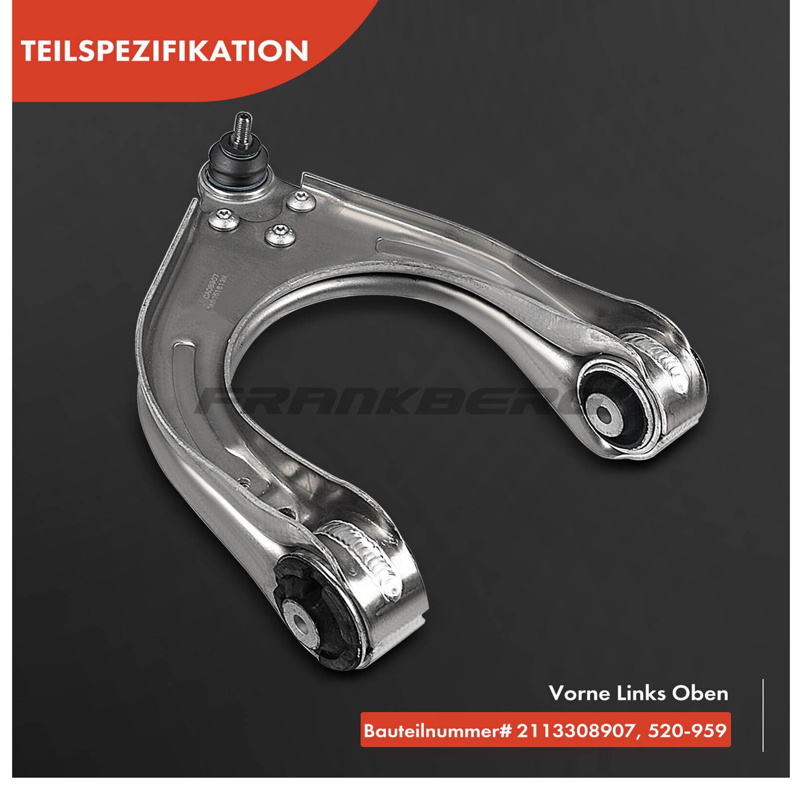 Control/Trailing Arm, wheel suspension