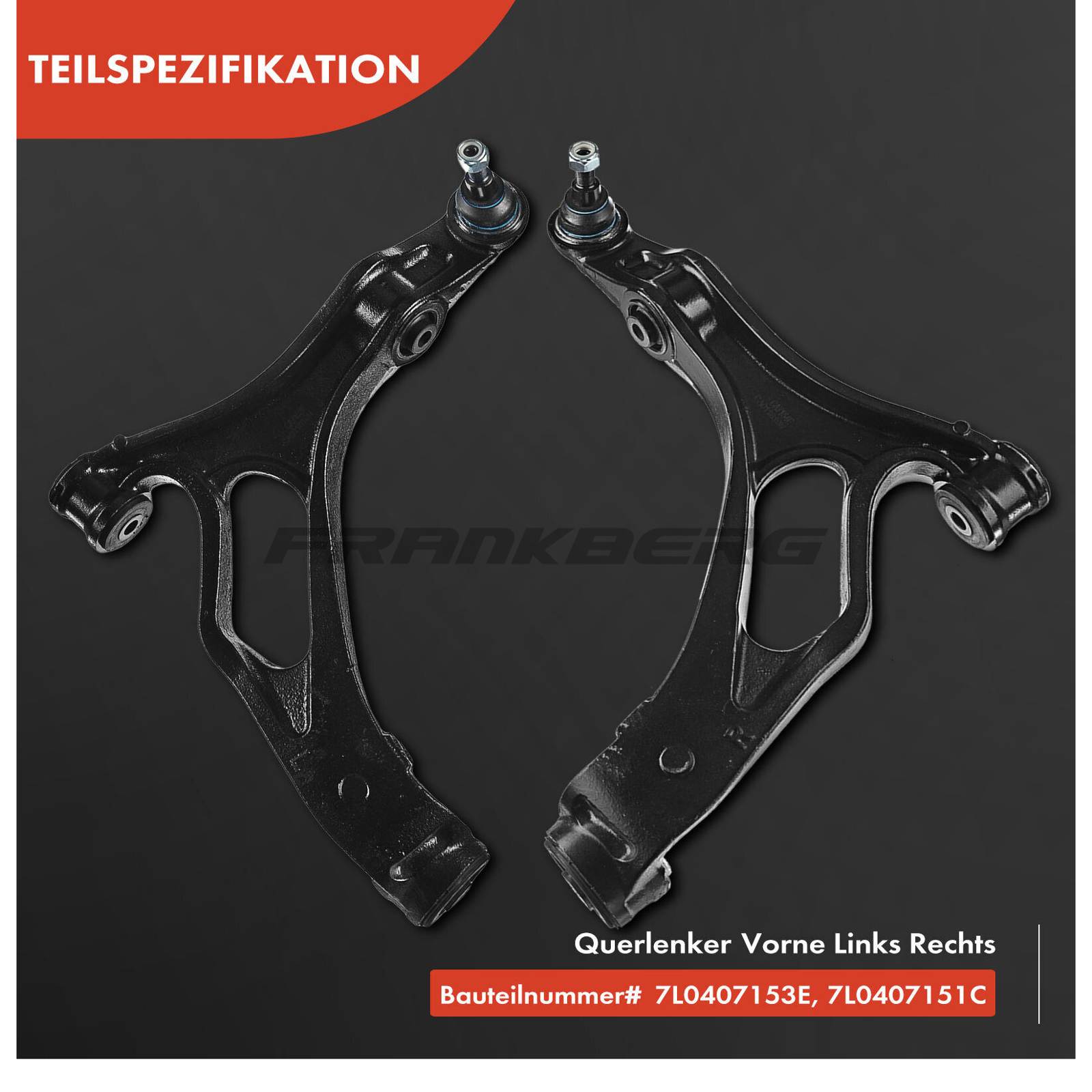 Control/Trailing Arm, wheel suspension