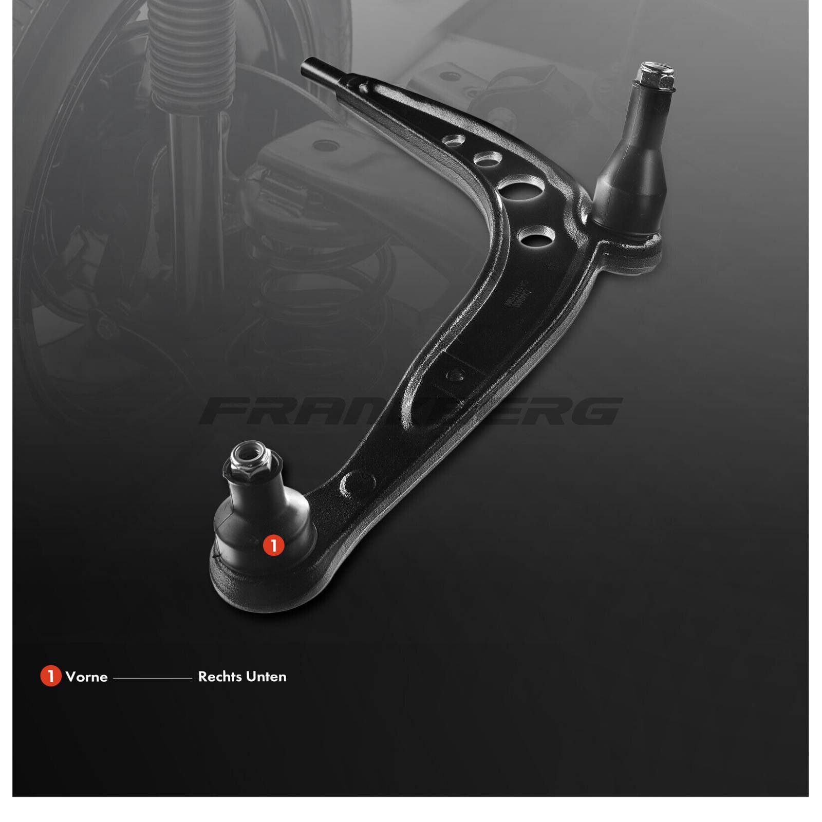 Control/Trailing Arm, wheel suspension