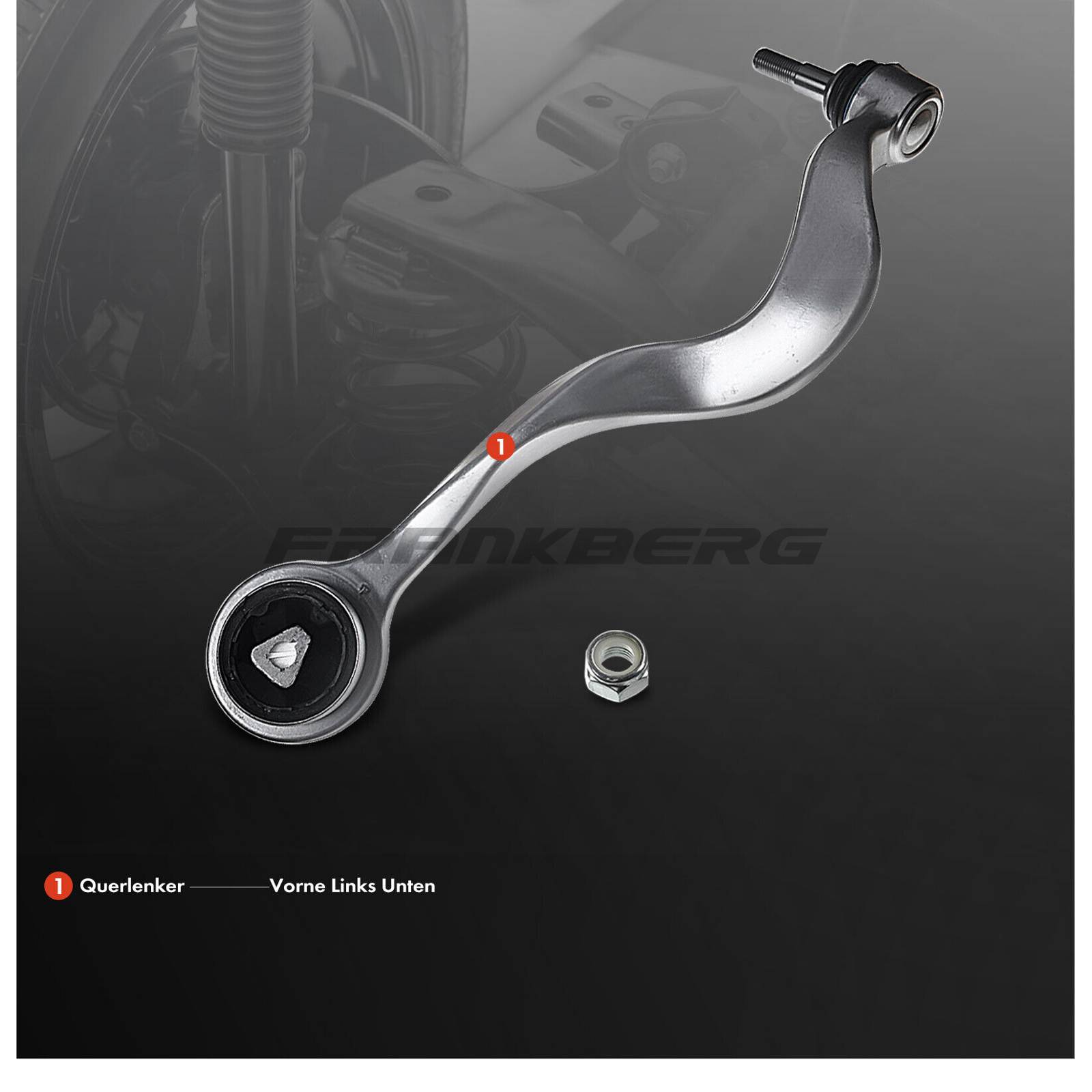 Control/Trailing Arm, wheel suspension