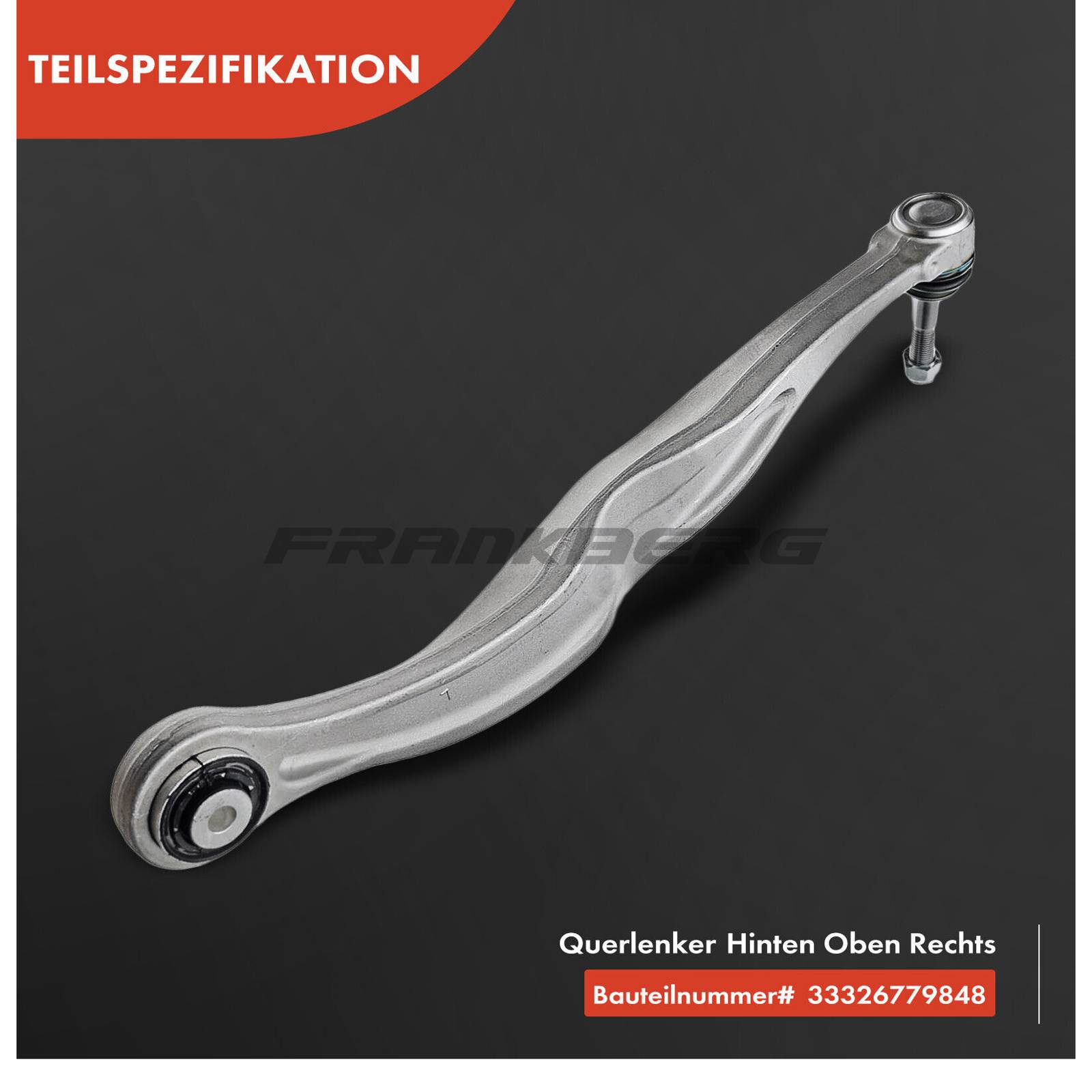 Control/Trailing Arm, wheel suspension