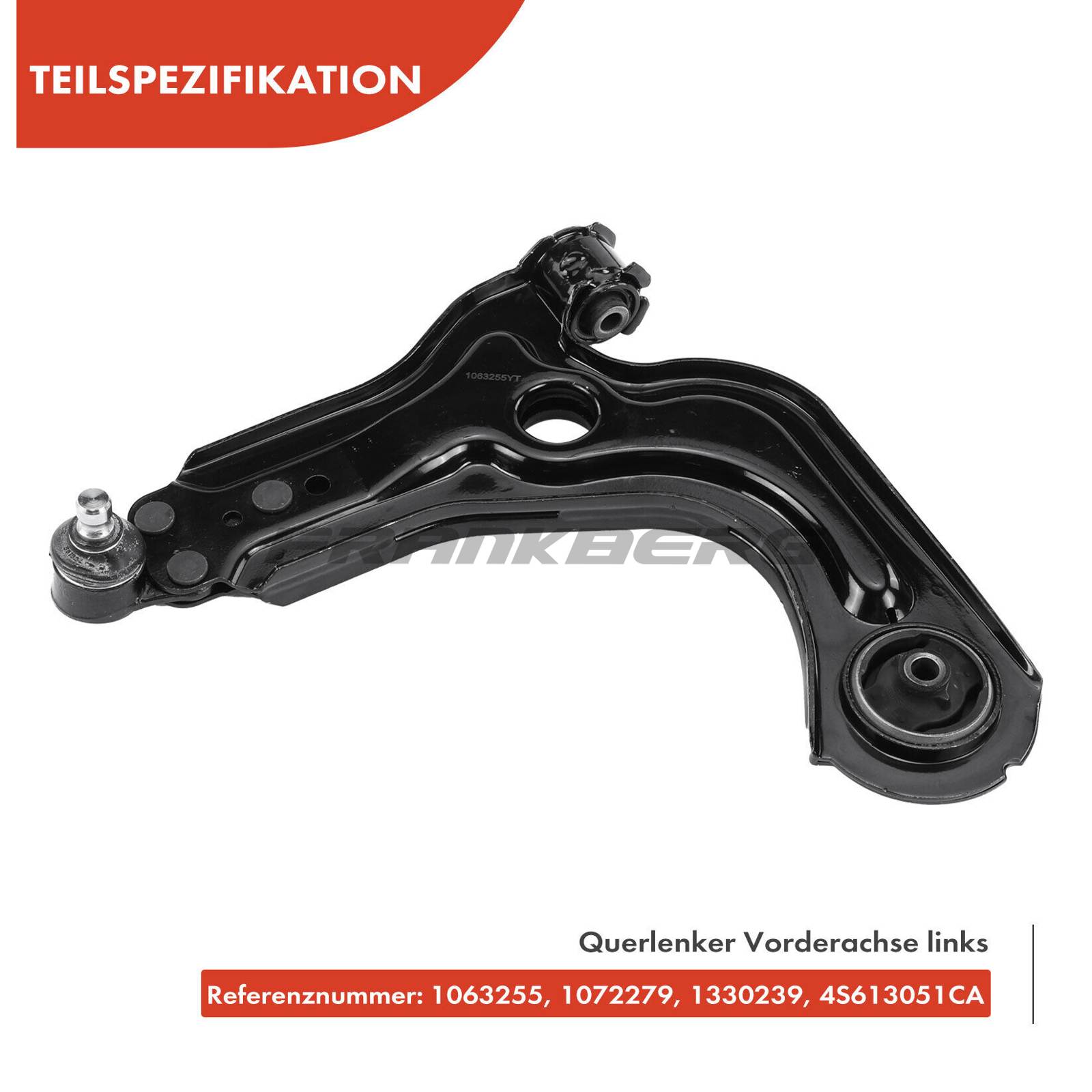 Control/Trailing Arm, wheel suspension