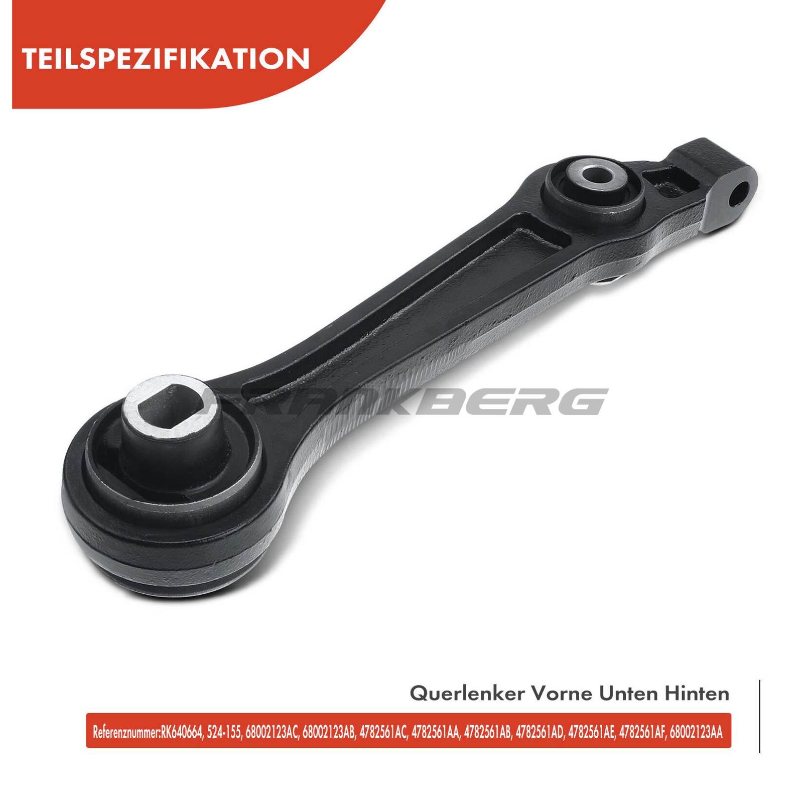 Control/Trailing Arm, wheel suspension