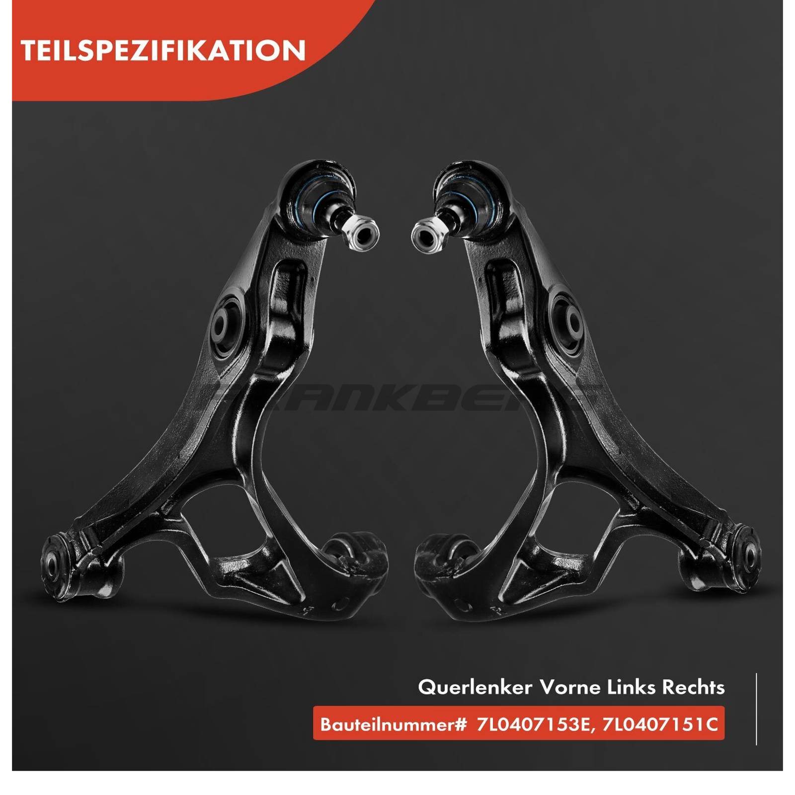 Control/Trailing Arm, wheel suspension