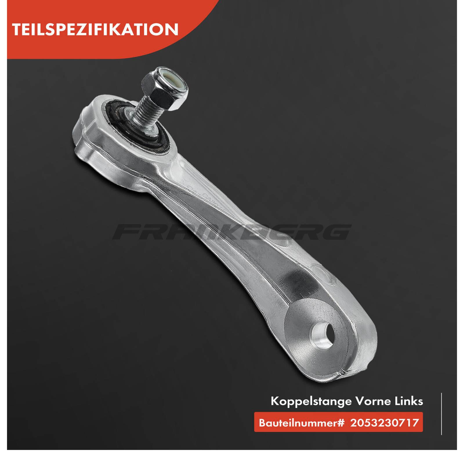 Control/Trailing Arm, wheel suspension