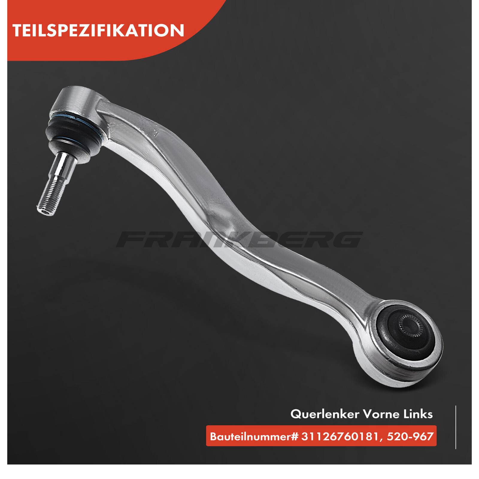 Control/Trailing Arm, wheel suspension