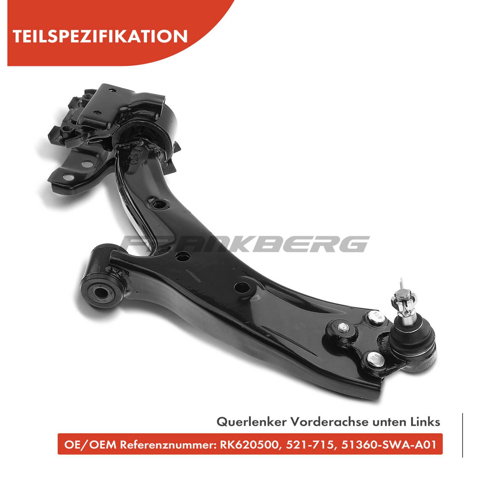 Control/Trailing Arm, wheel suspension